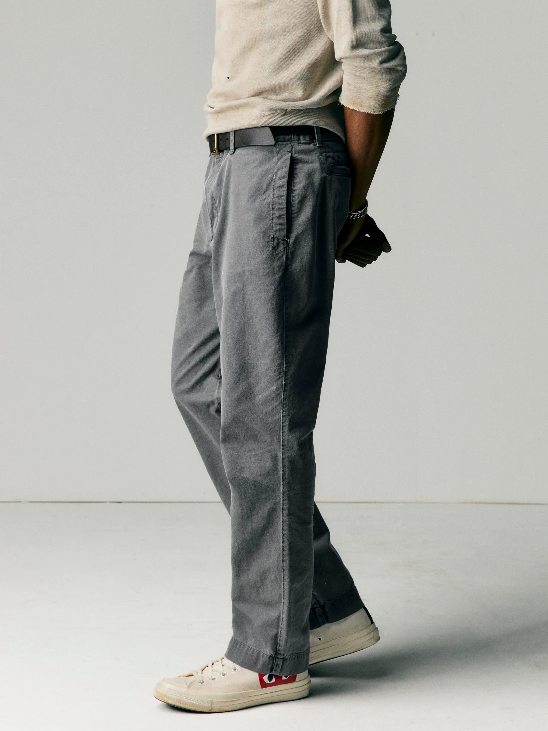 all american chino in faded black - Image 4