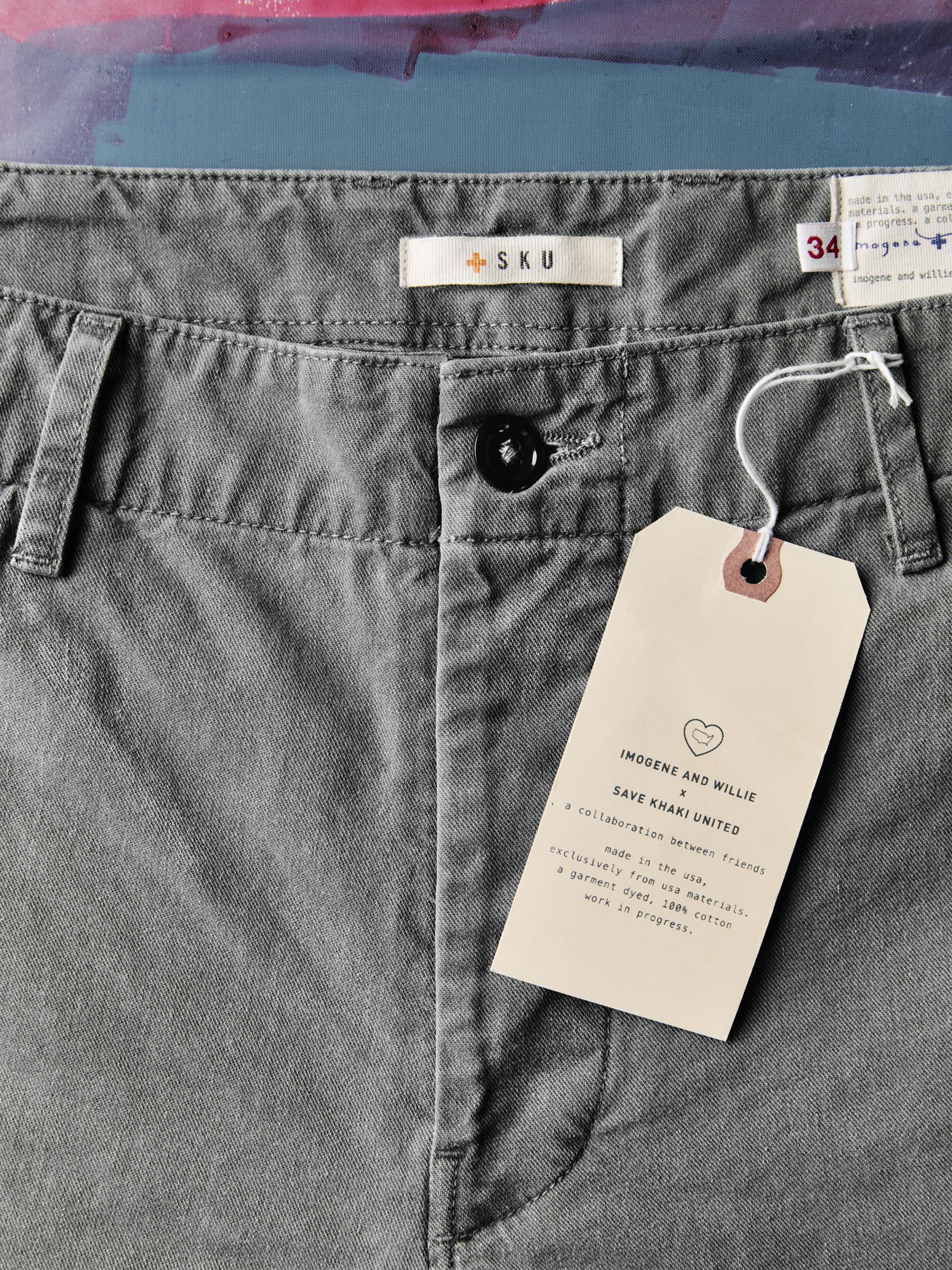 all american chino in faded black - Image 5