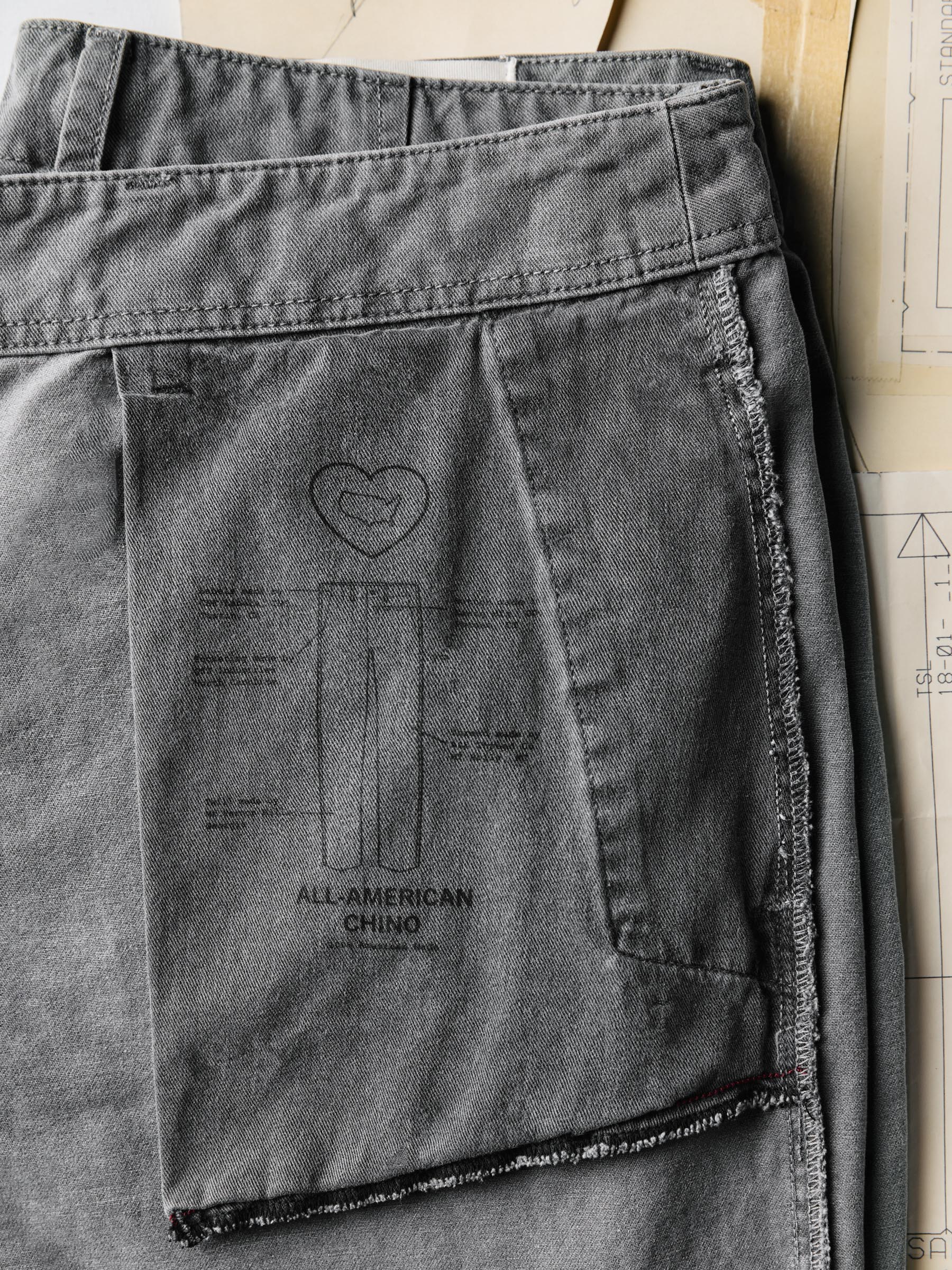 all american chino in faded black - Image 8
