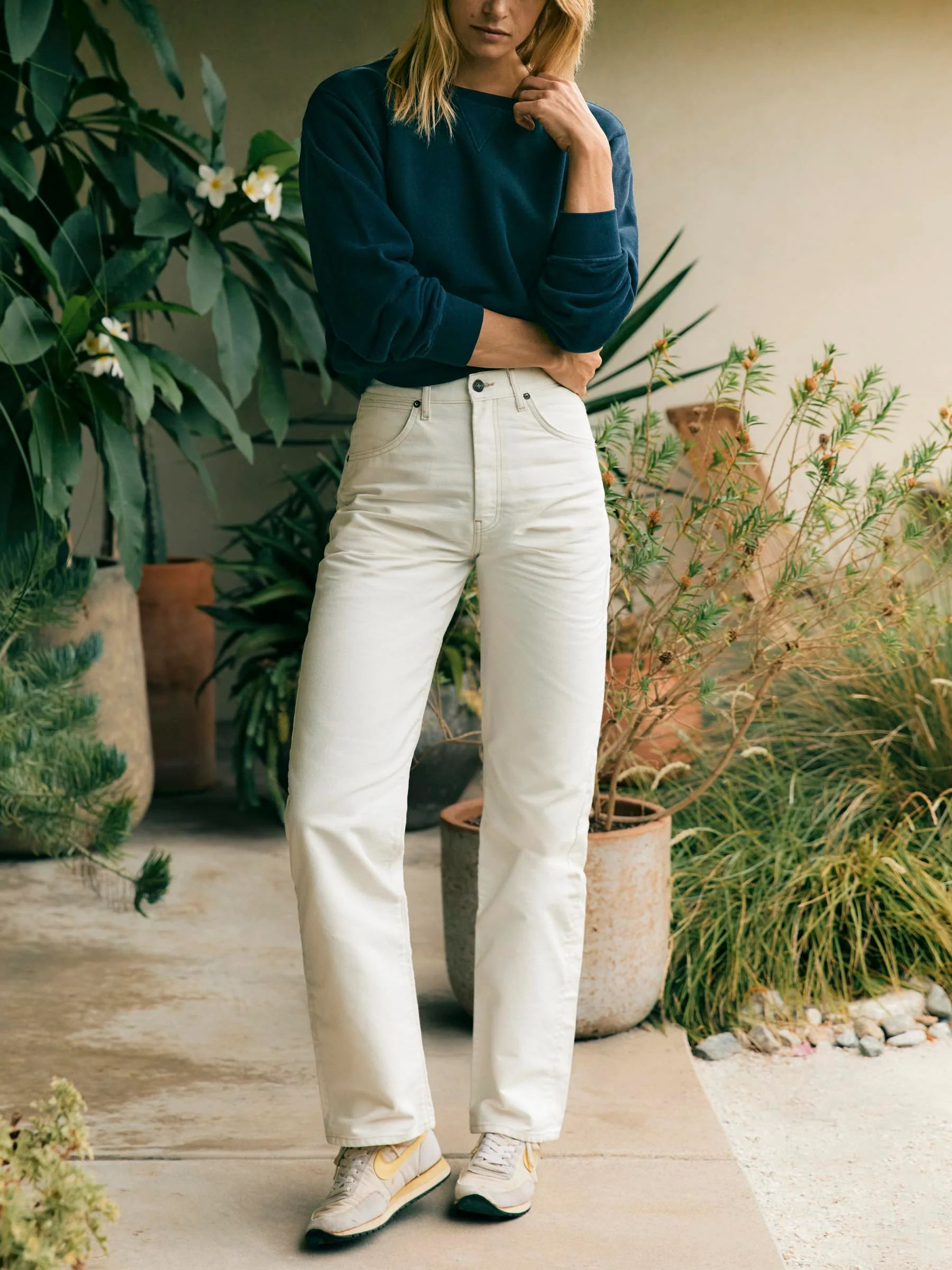 augusta washed white canvas - Image 8