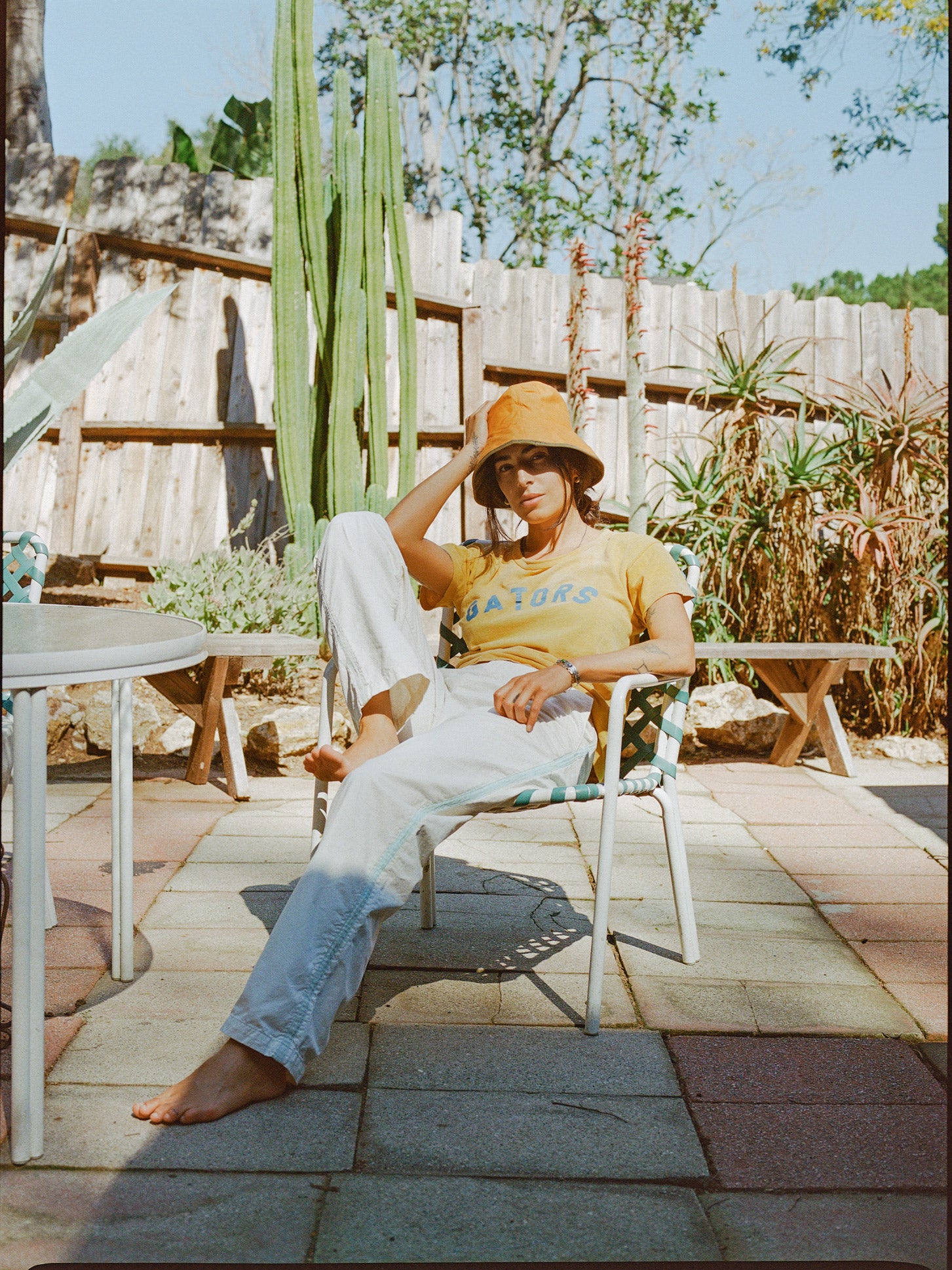 baker striped trouser in white - Image 11
