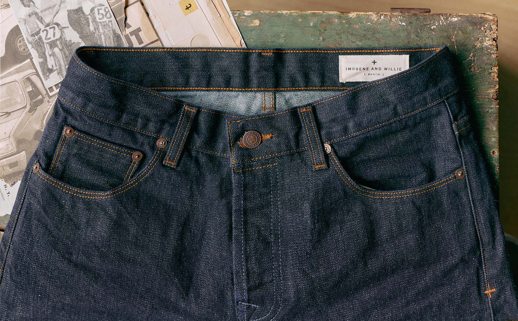 barton broken twill indigo rinse - Image 11