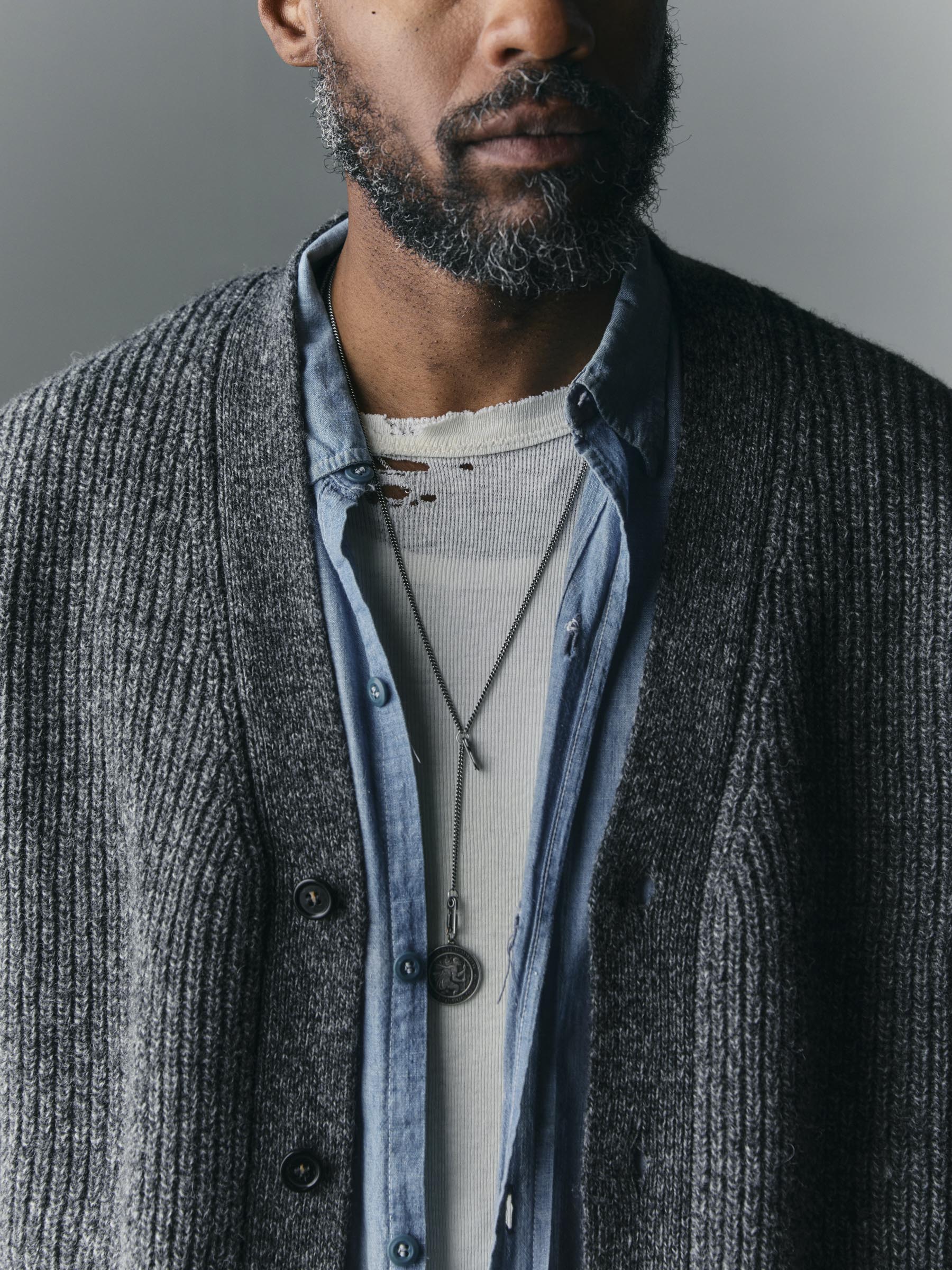 berkley cardigan marled grey - Image 8