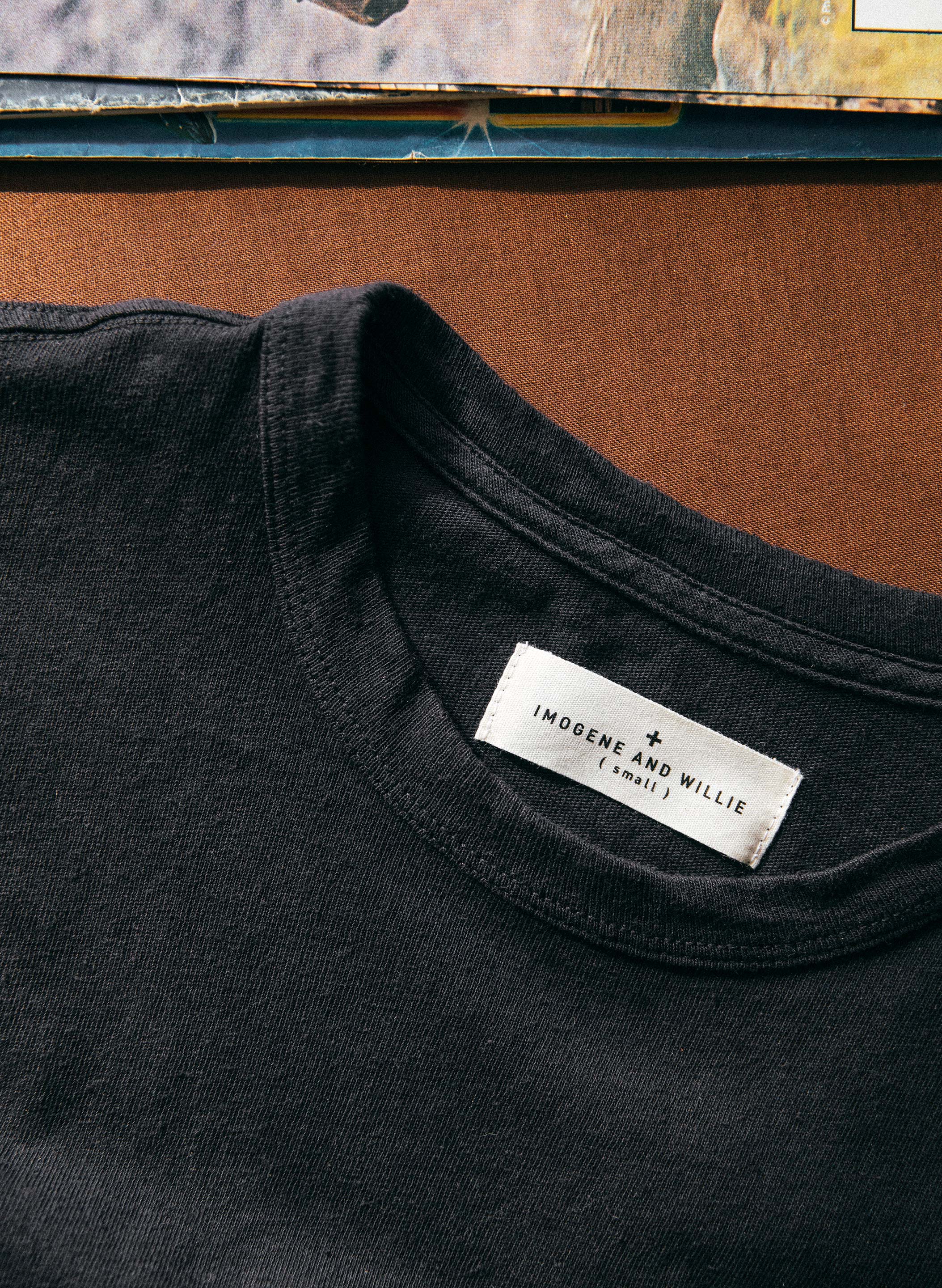 black knit midweight crew - Image 6
