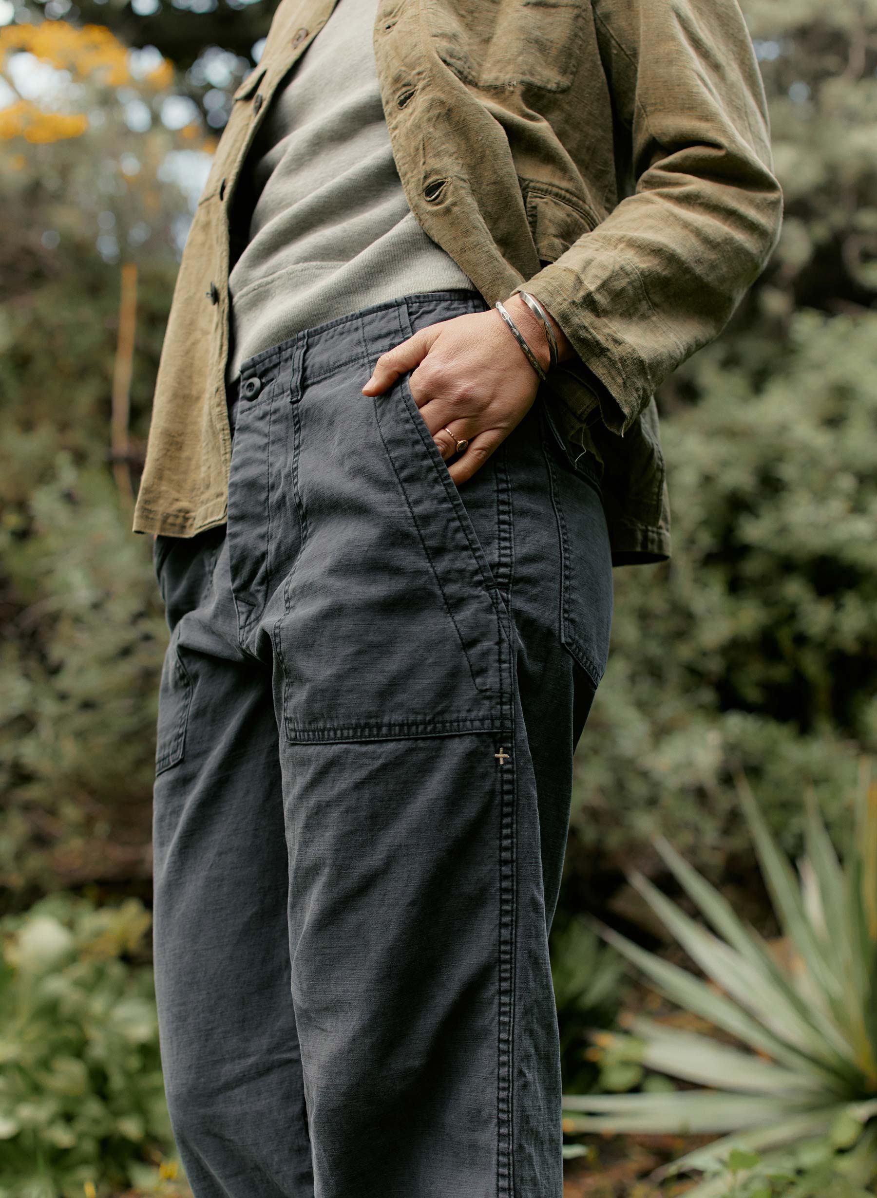 blake military trouser in black - Image 2