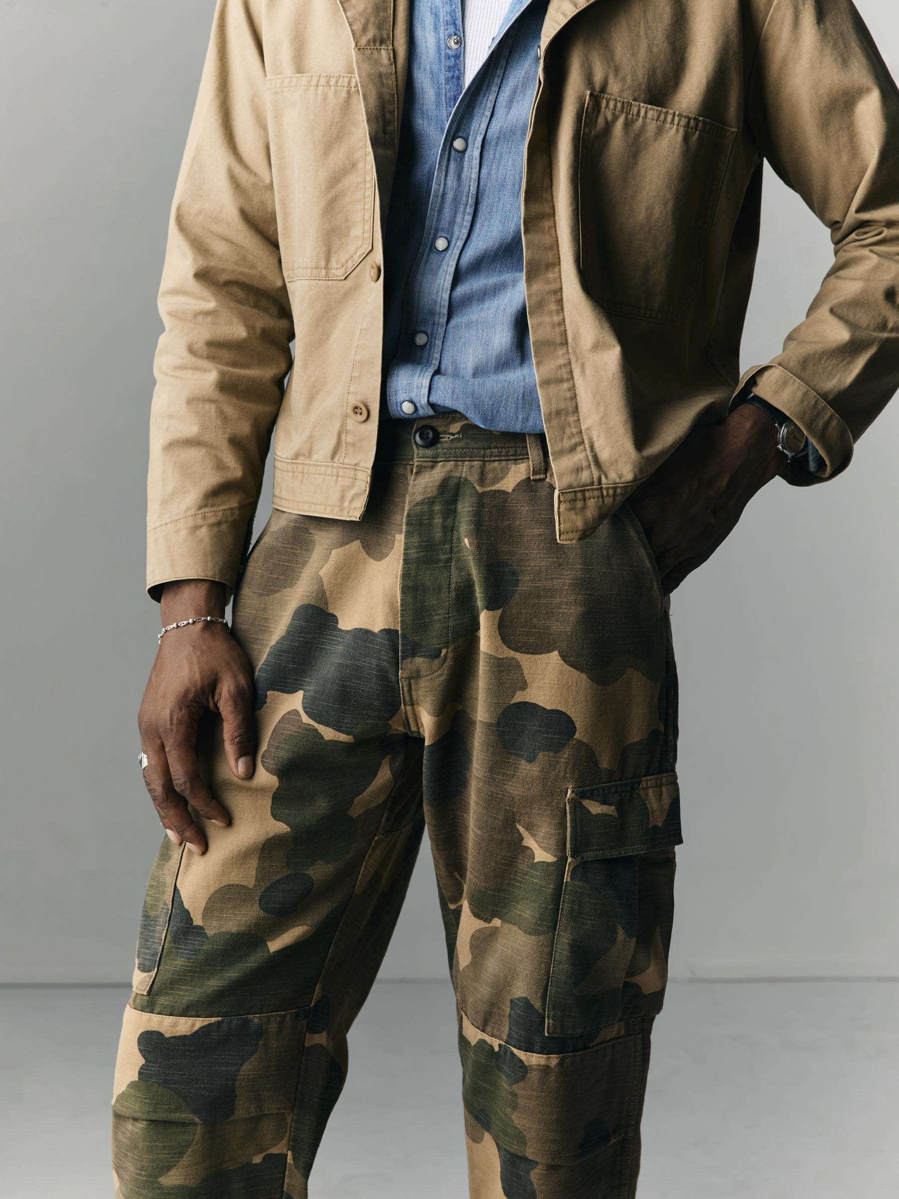 camp pant in painted camo - Image 5