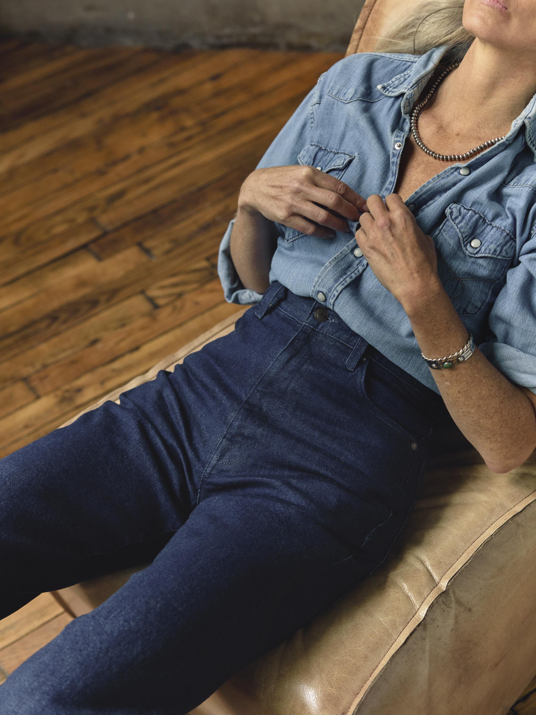 catherine slim indigo selvage rinse - Image 10