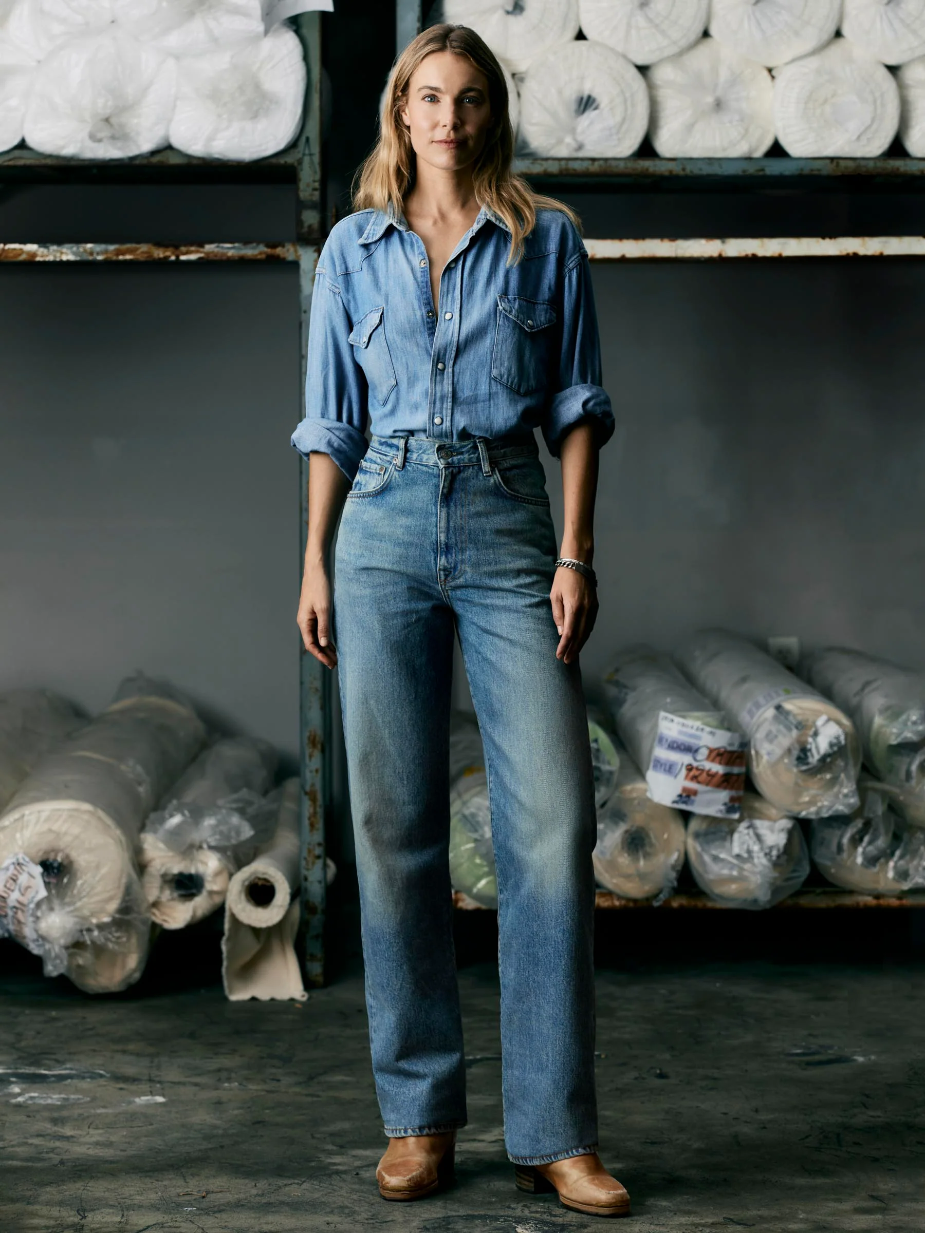 catherine washed natural indigo - Image 7