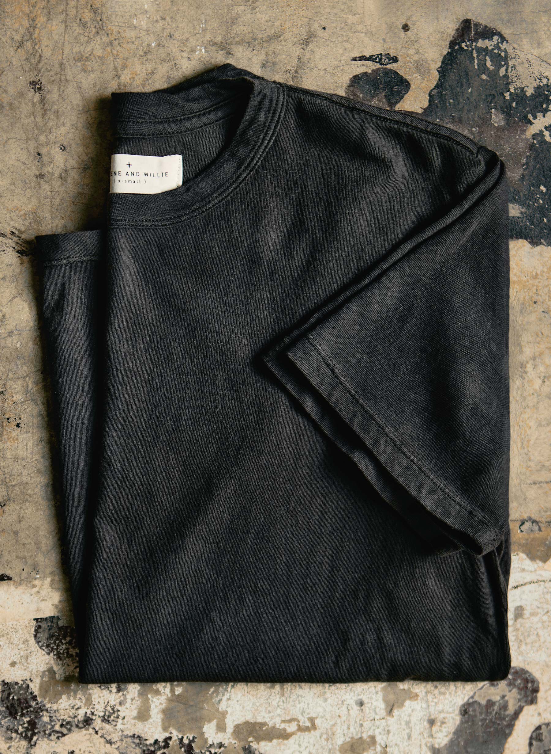 classic knit faded black crew - Image 6