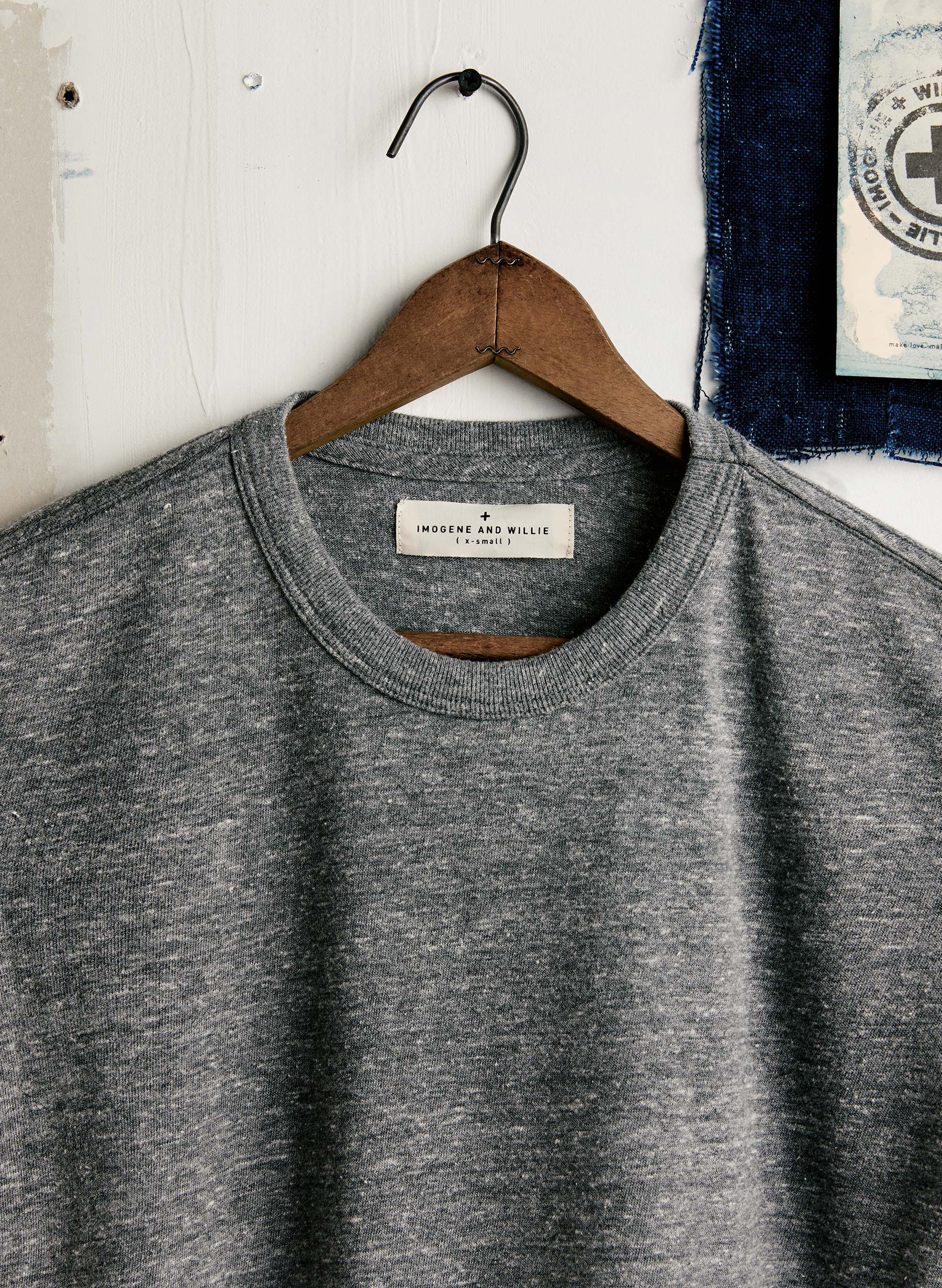 classic knit heather grey crew - Image 5
