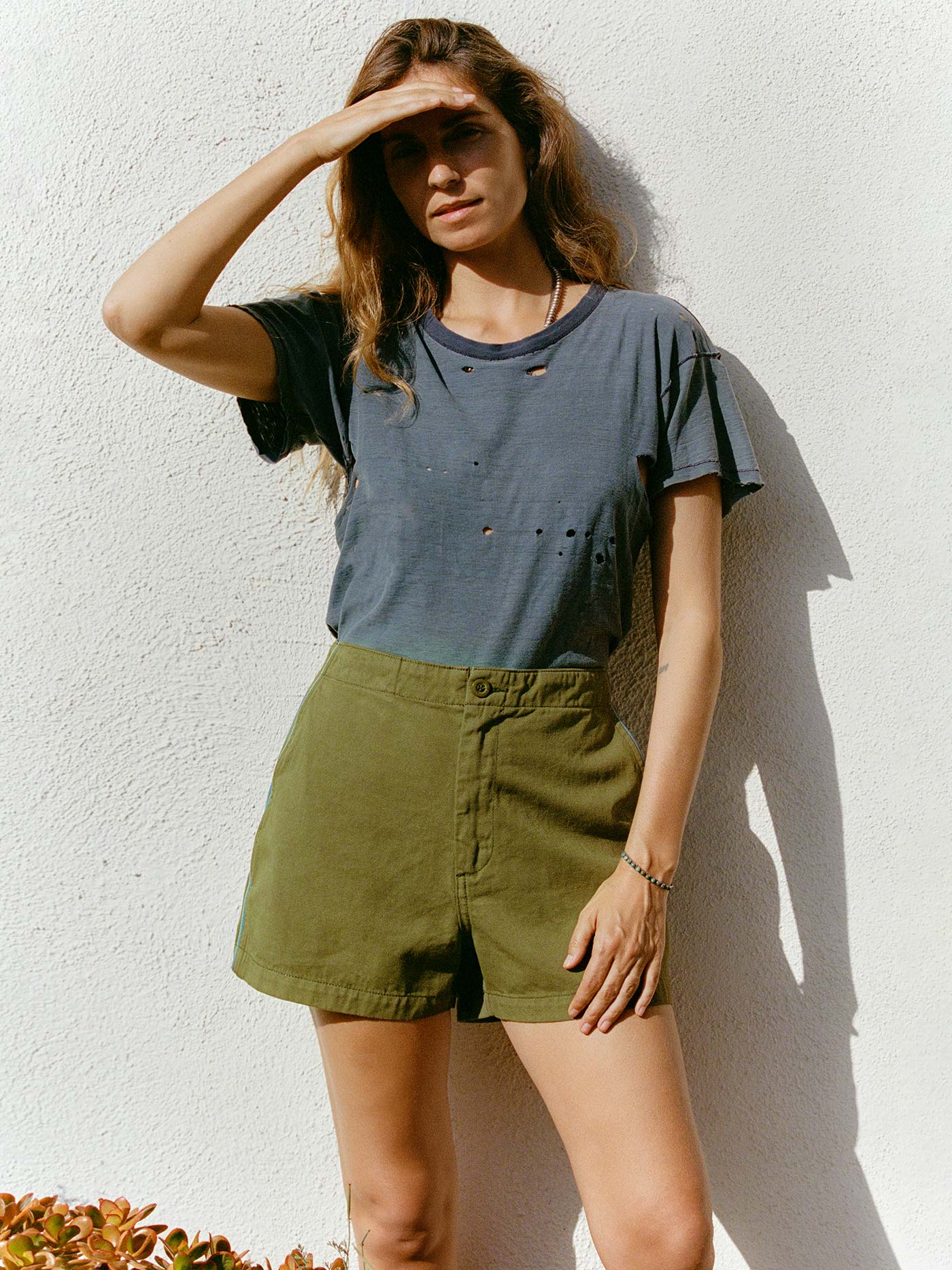 club short in olive - Image 8