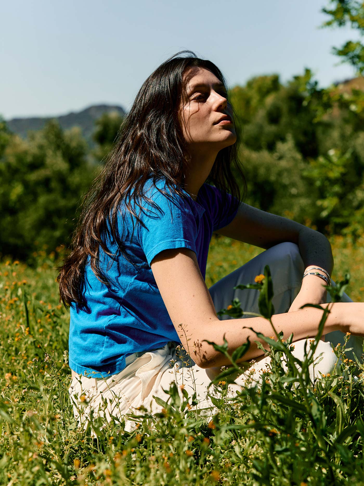 the drop tee in cerulean - Image 6