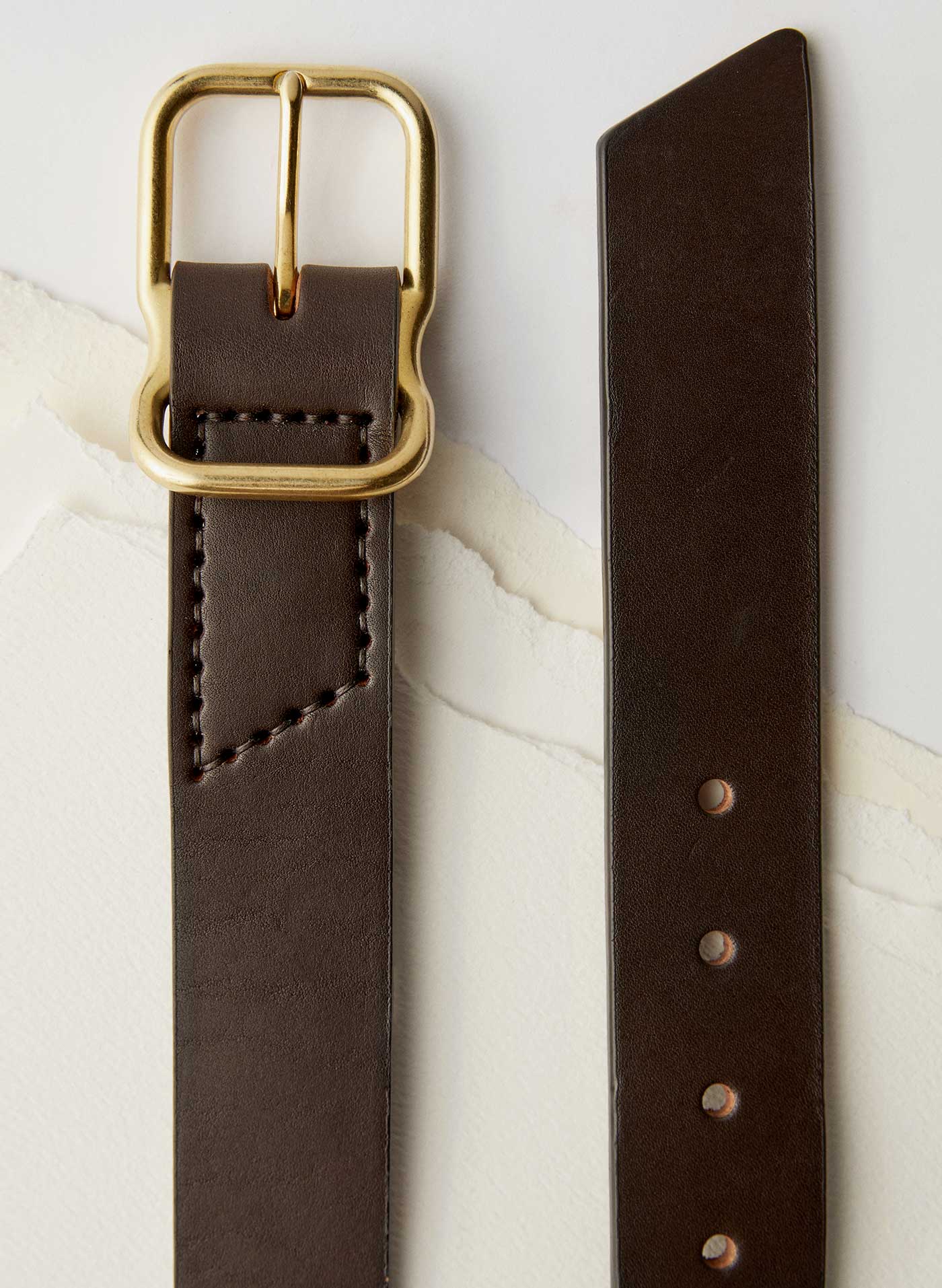 Emil Erwin Signature Belt Dark Brown - Image 4