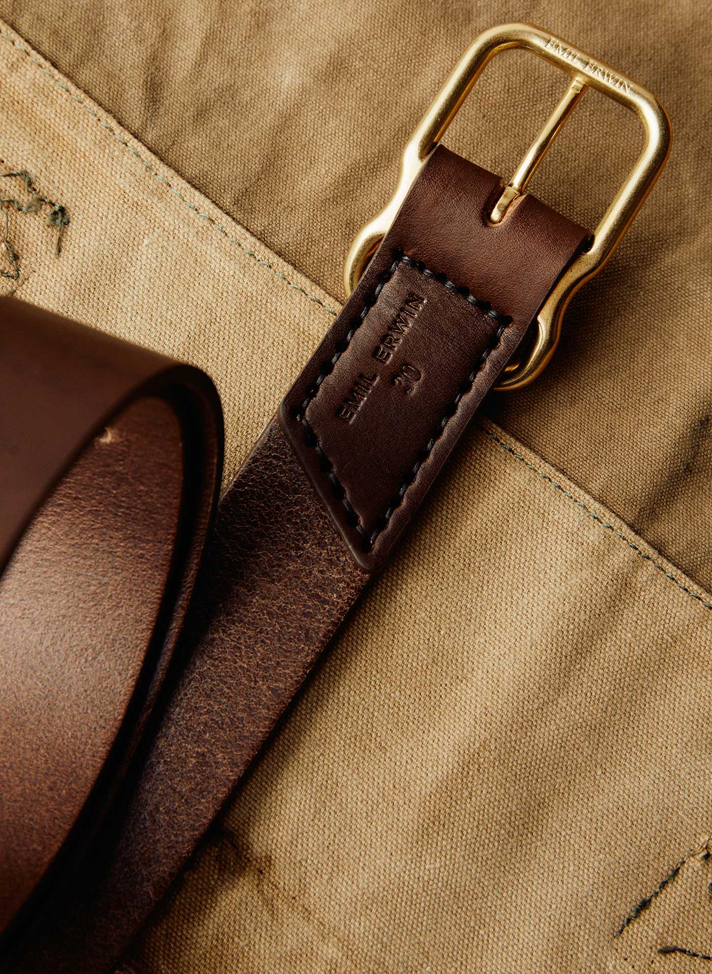 Emil Erwin Signature Belt Walnut - Image 4
