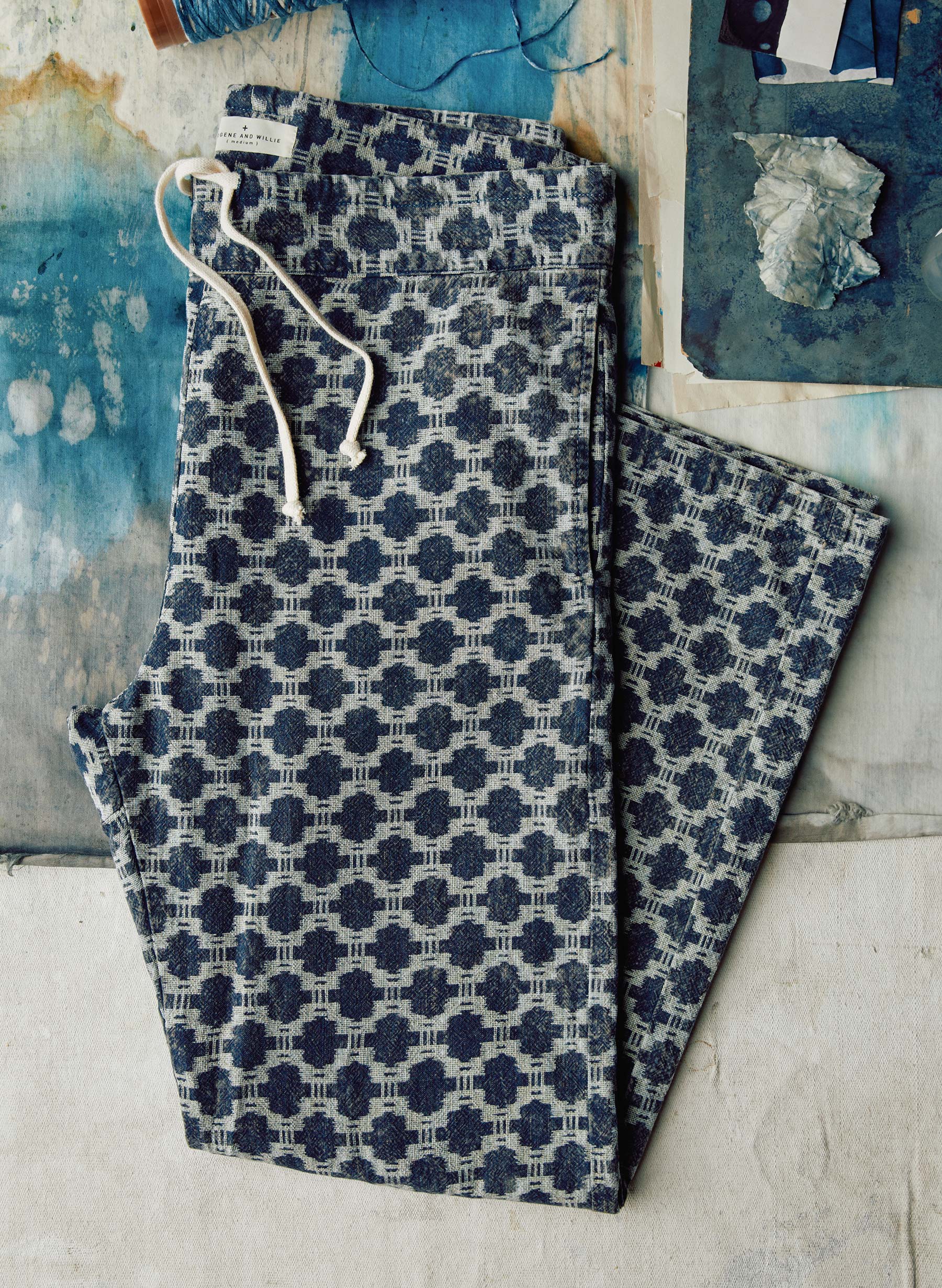 fethiye in indigo kiji print - Image 10
