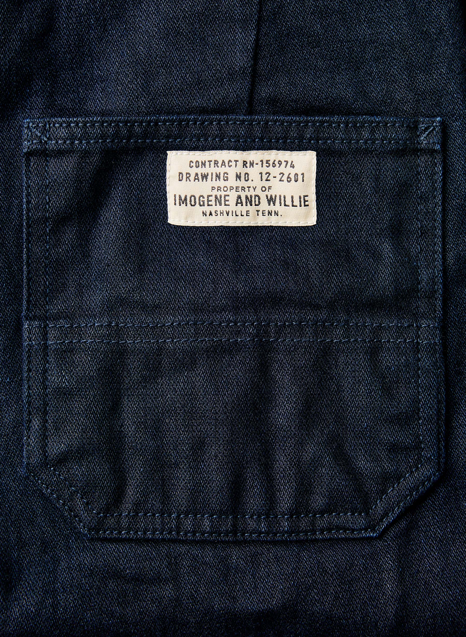hencye workpant in black indigo - Image 6