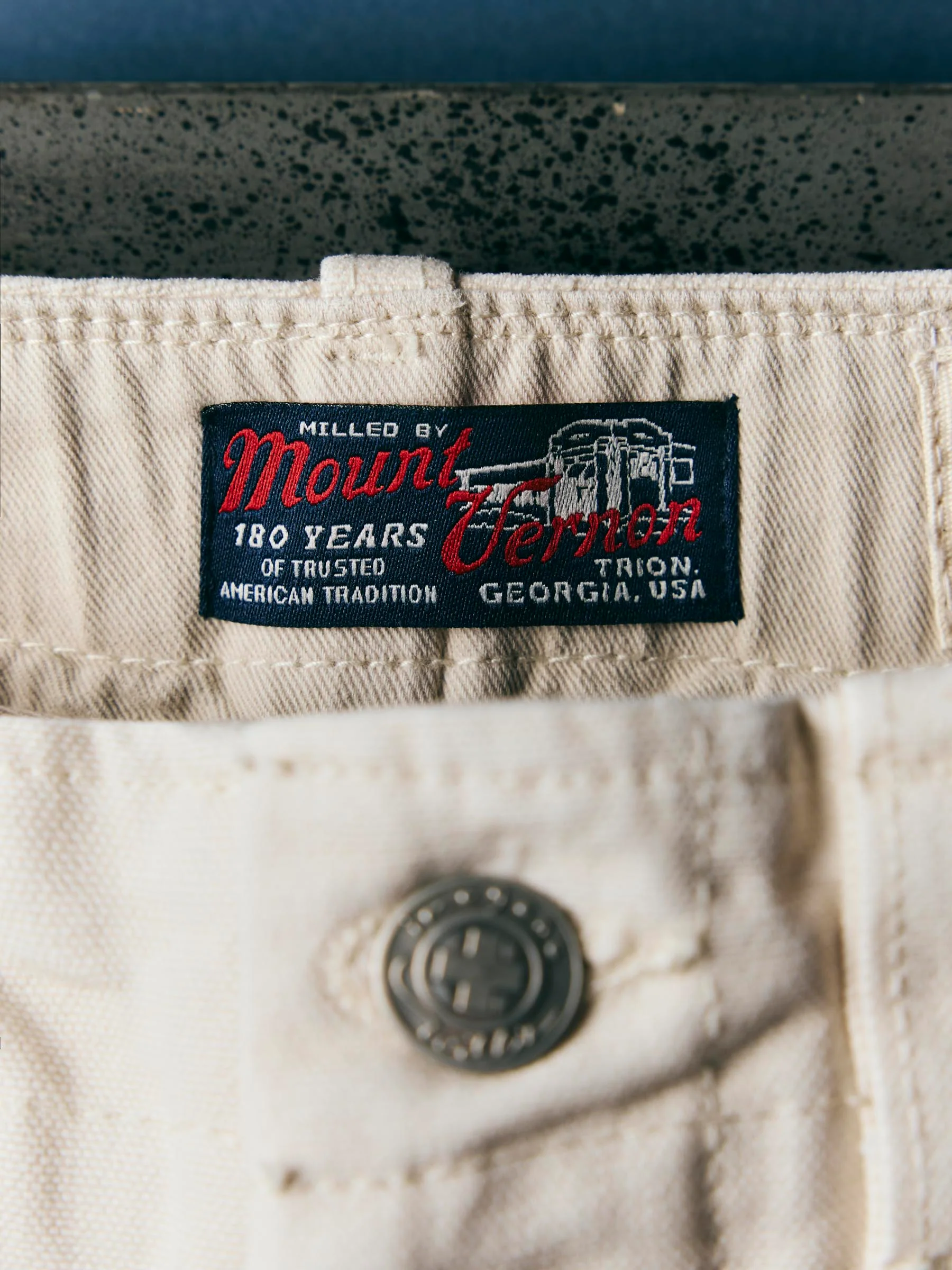 hencye canvas workpant in natural - Image 3