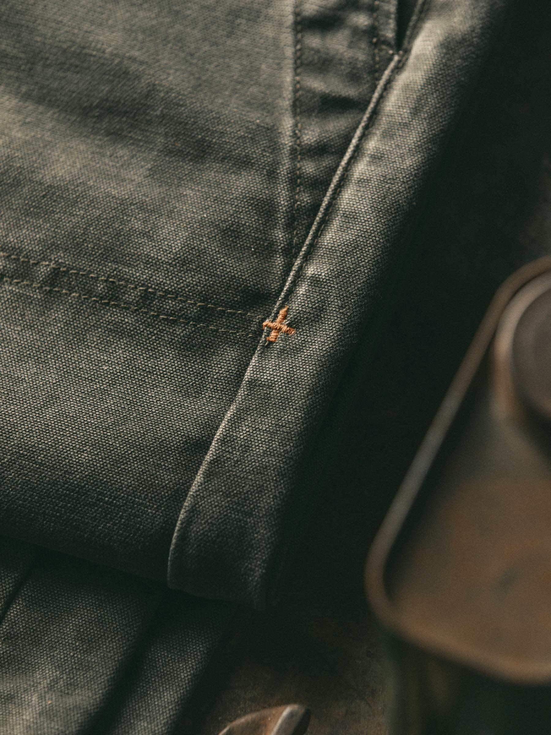 hencye canvas workpant in washed slate - Image 3
