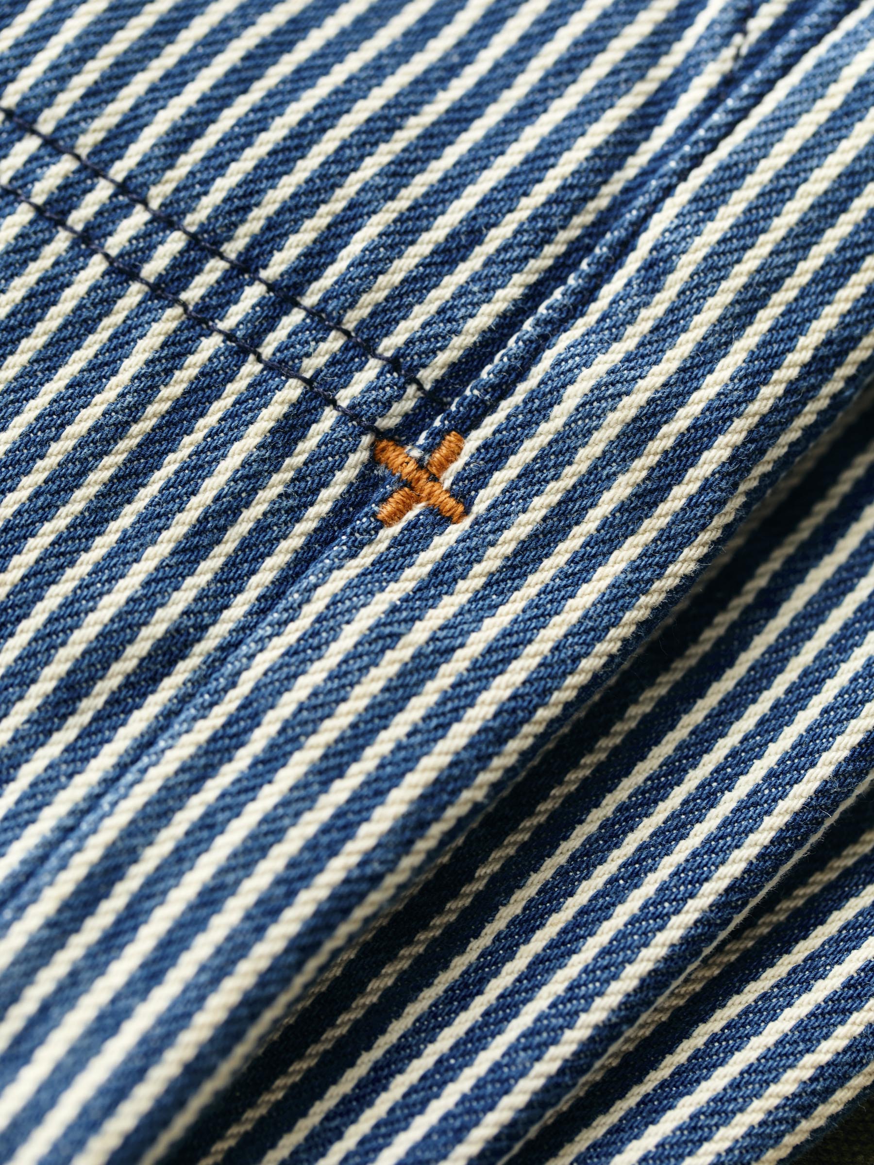 hencye workpant in hickory stripe - Image 10