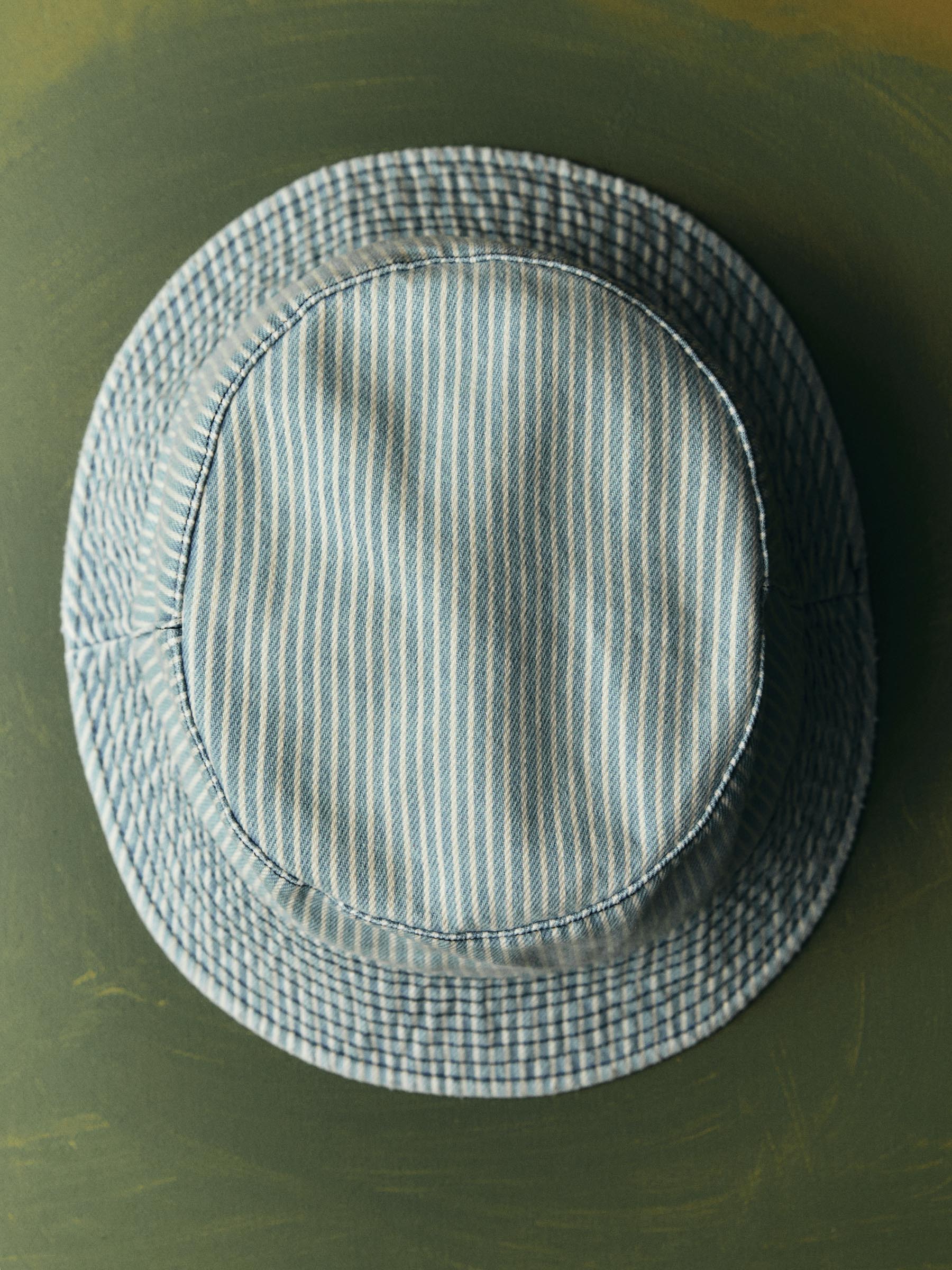 hickory stripe bucket hat - Image 3
