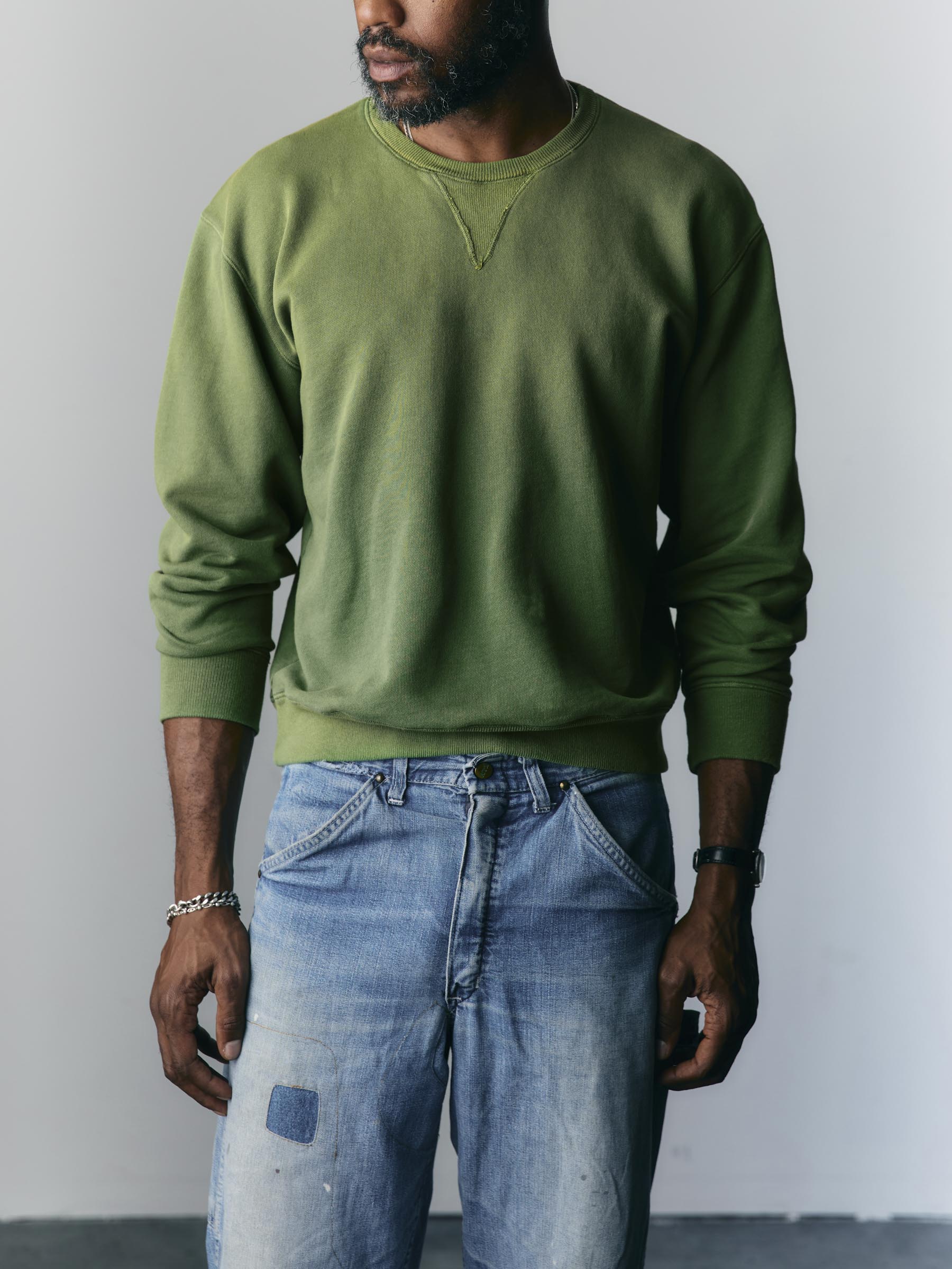 hilts sweatshirt sunfaded  green - Image 10