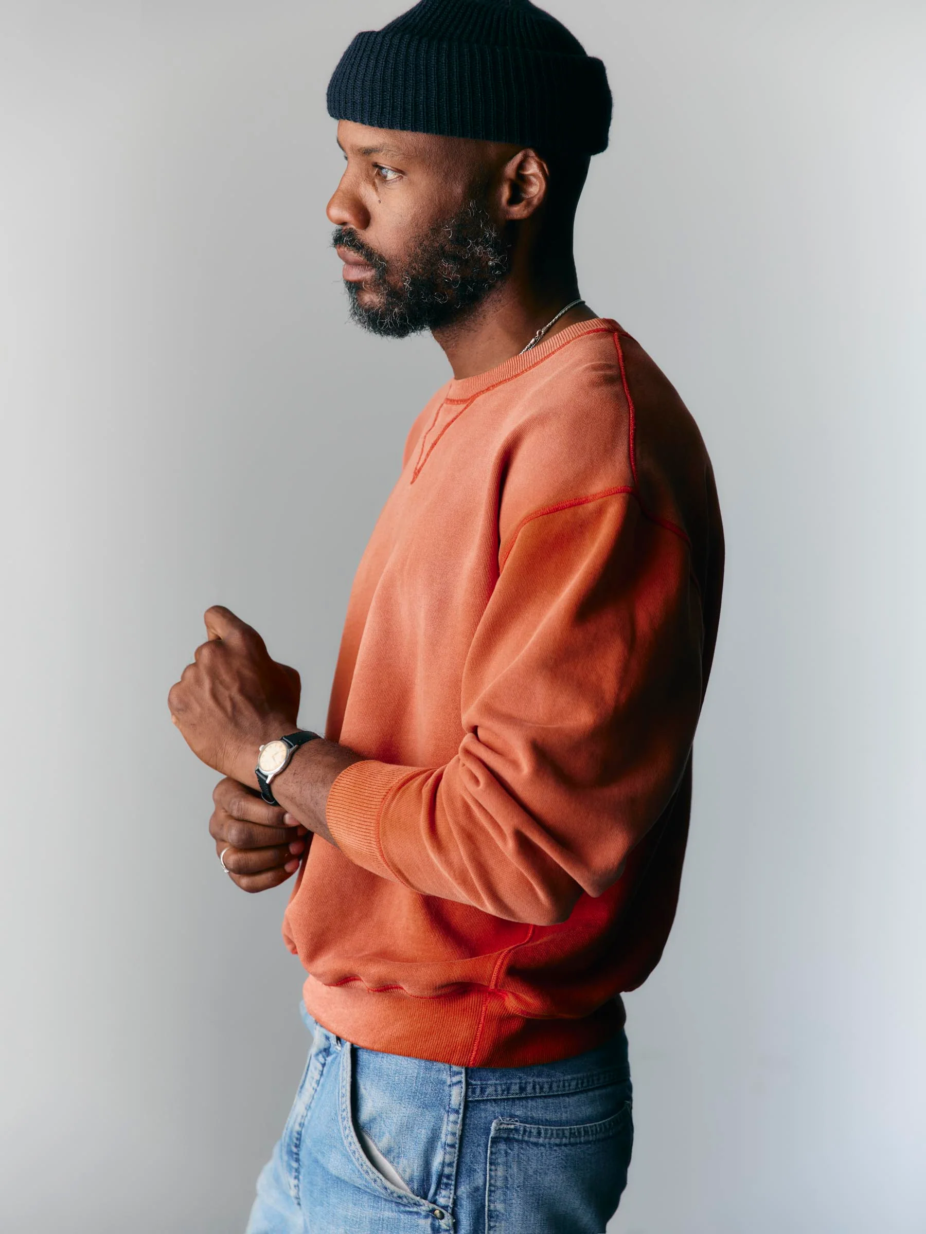 hilts sweatshirt sunfaded red - Image 5