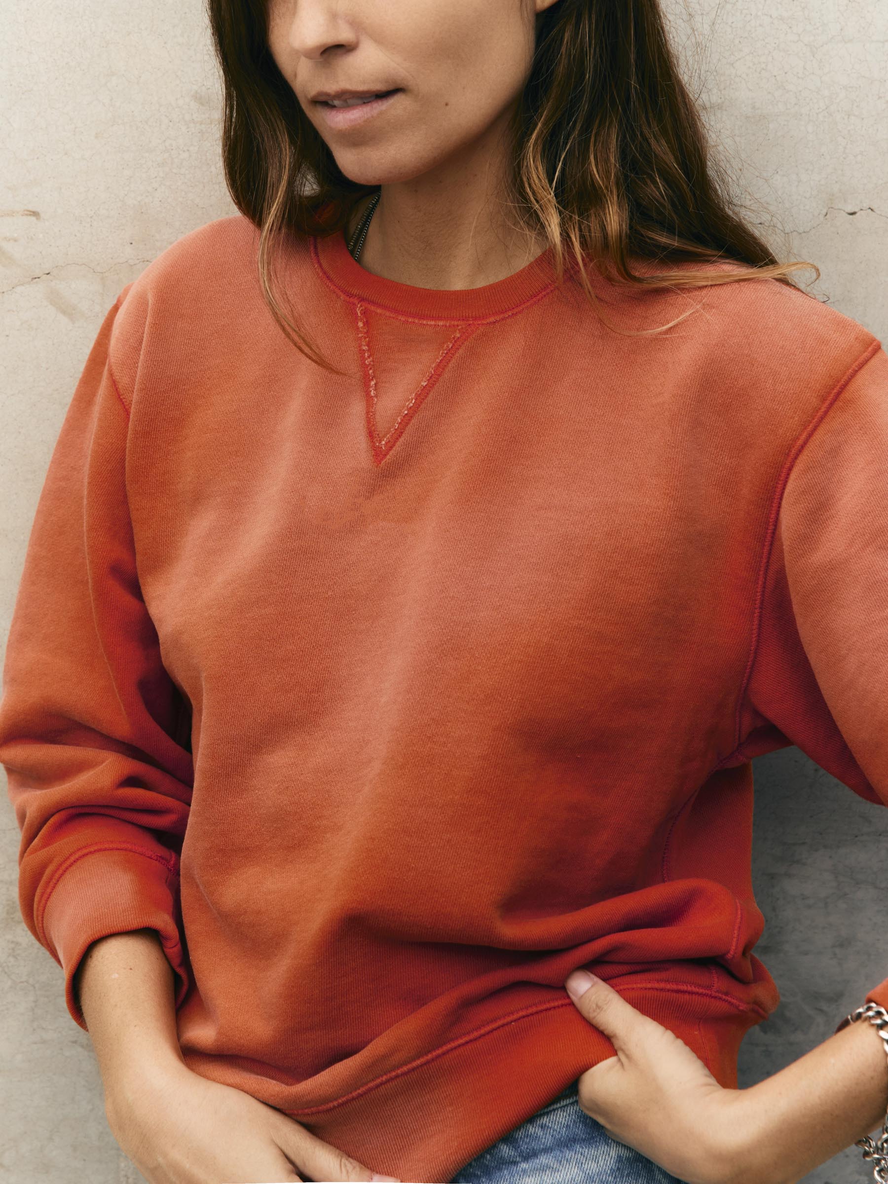 hilts sweatshirt sunfaded red - Image 7