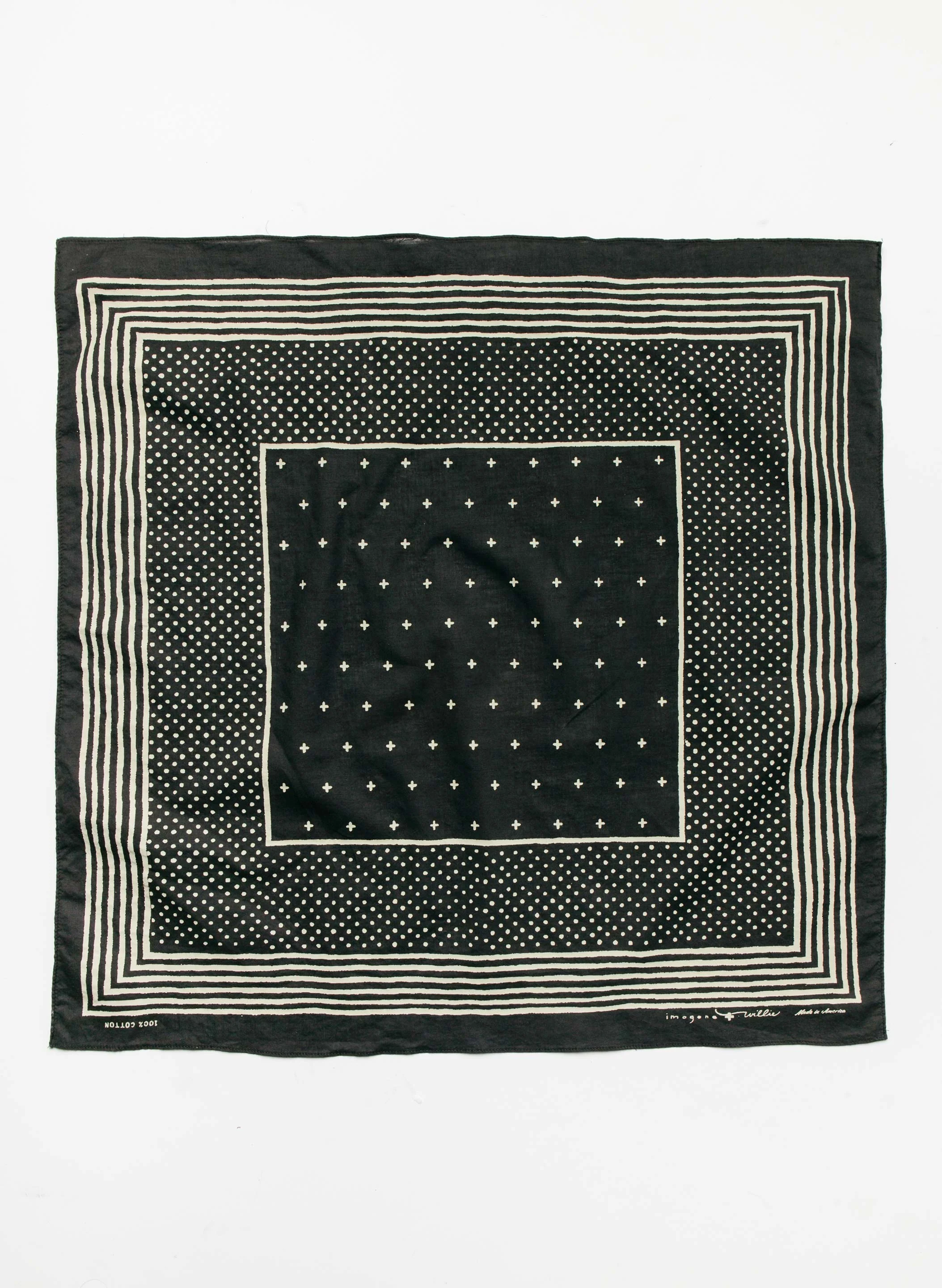 i+w vintage black bandana v2 - Image 2