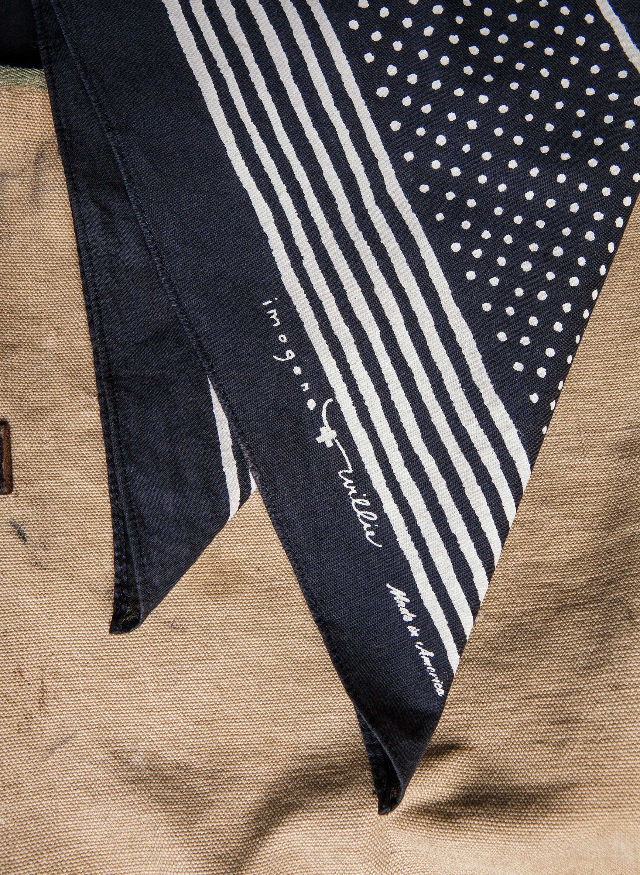 i+w vintage black bandana v2 - Image 5