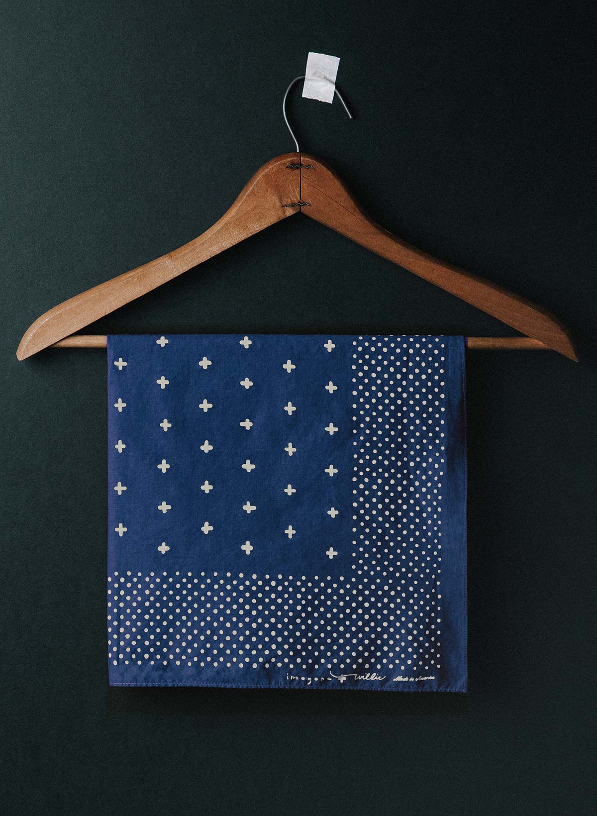 i+w vintage blue bandana - Image 7