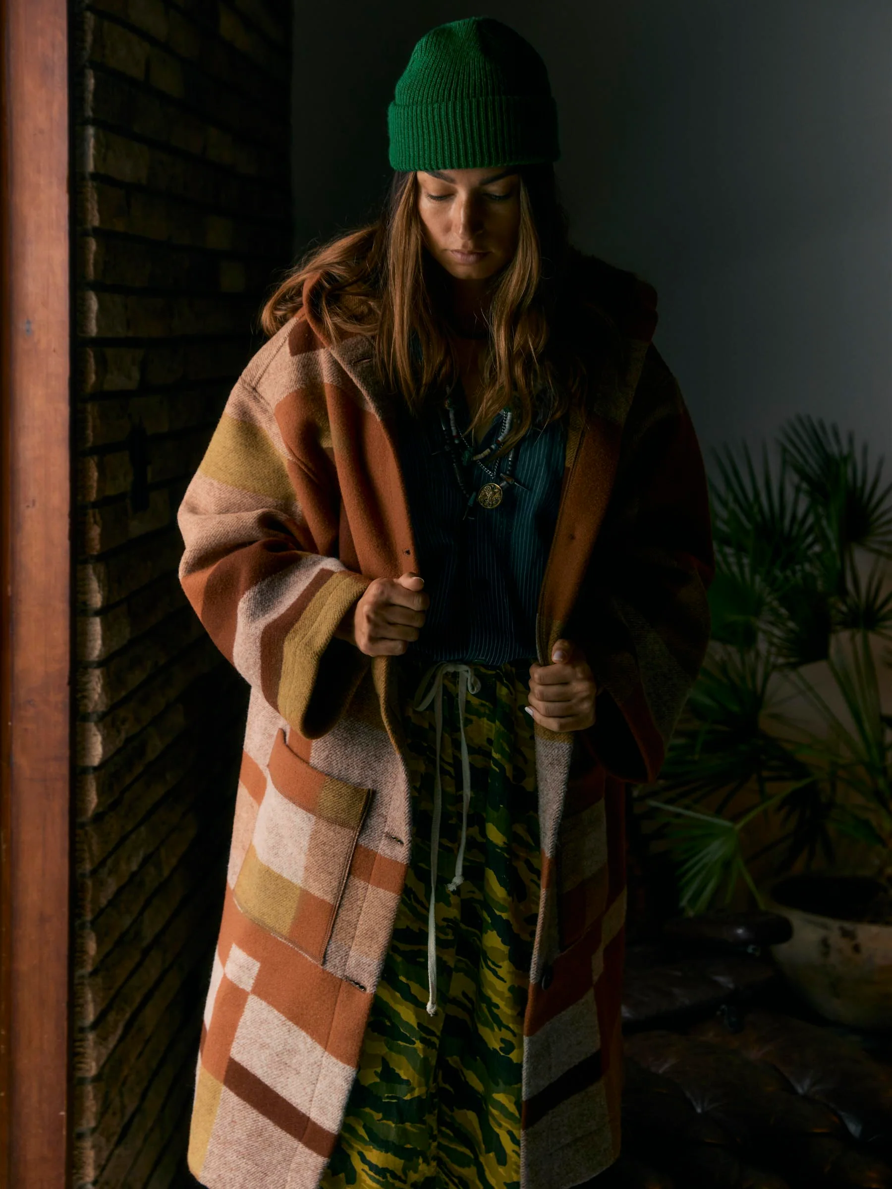 i+w x american woolen blanket coat 02 - Image 5