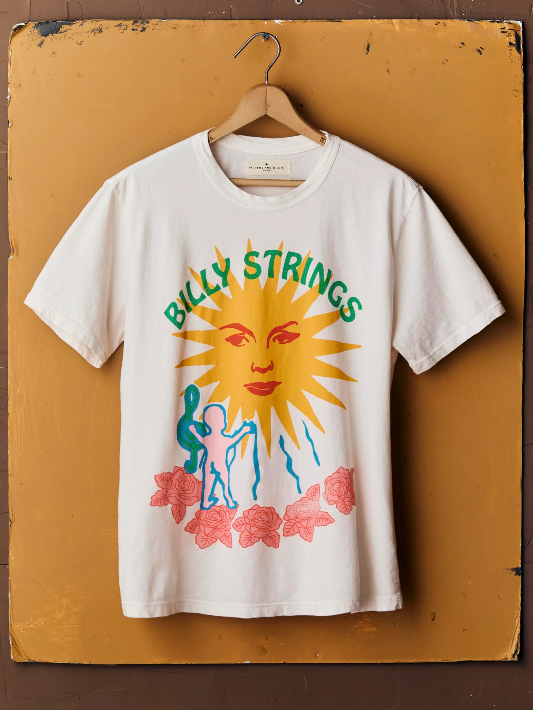 i+w x billy strings "golden sun” tee