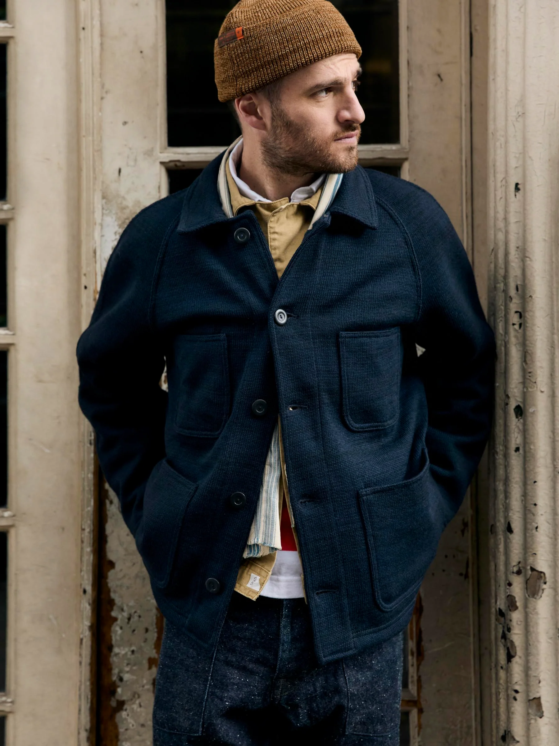 i+w x dehen knit work coat - Image 5