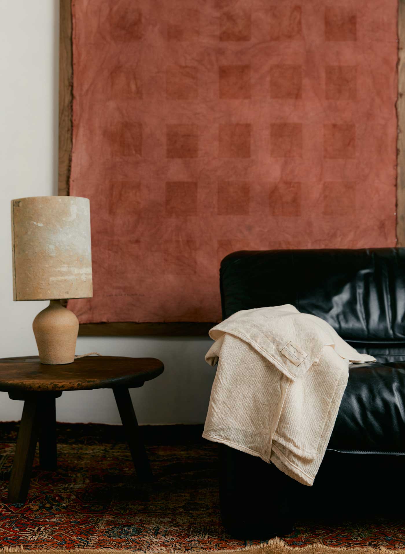i+w x family heirloom weavers cotton throw in natural - Image 5