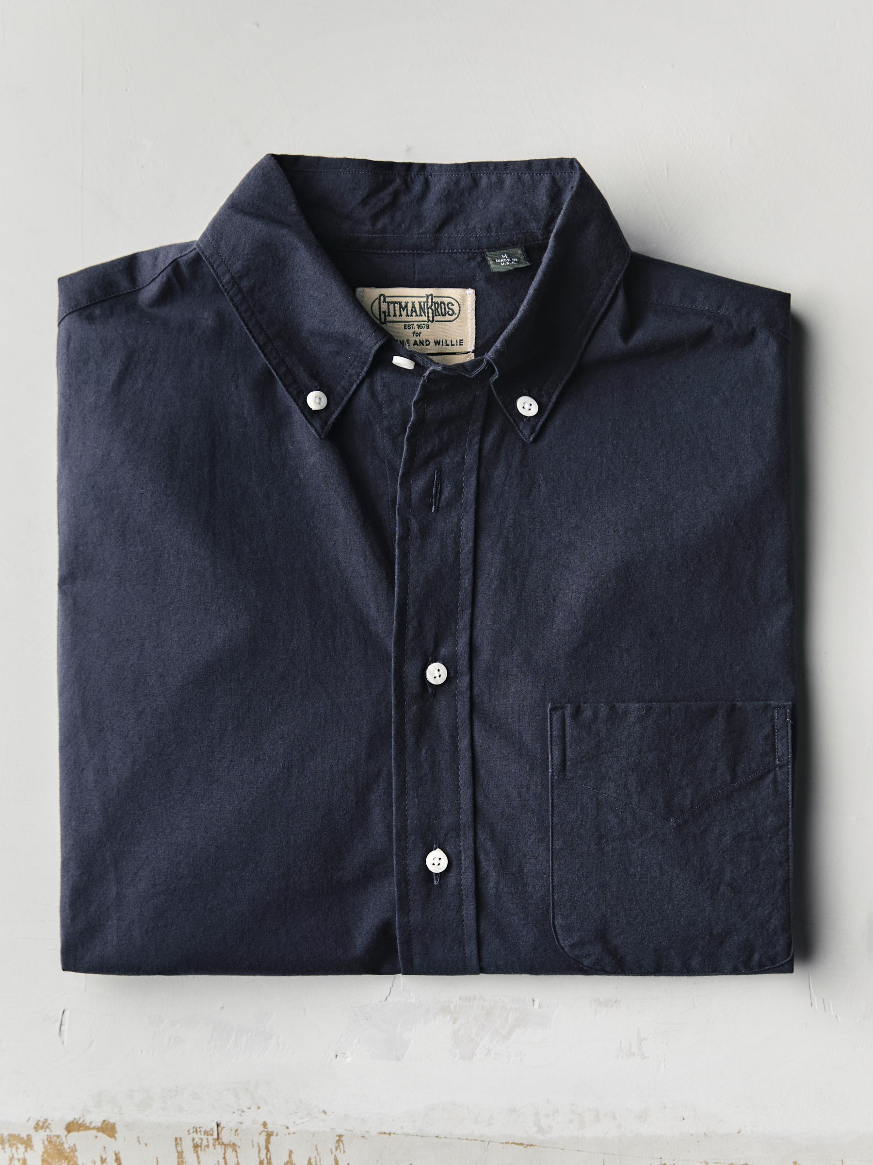 i+w x Gitman Vintage navy oxford - Image 7