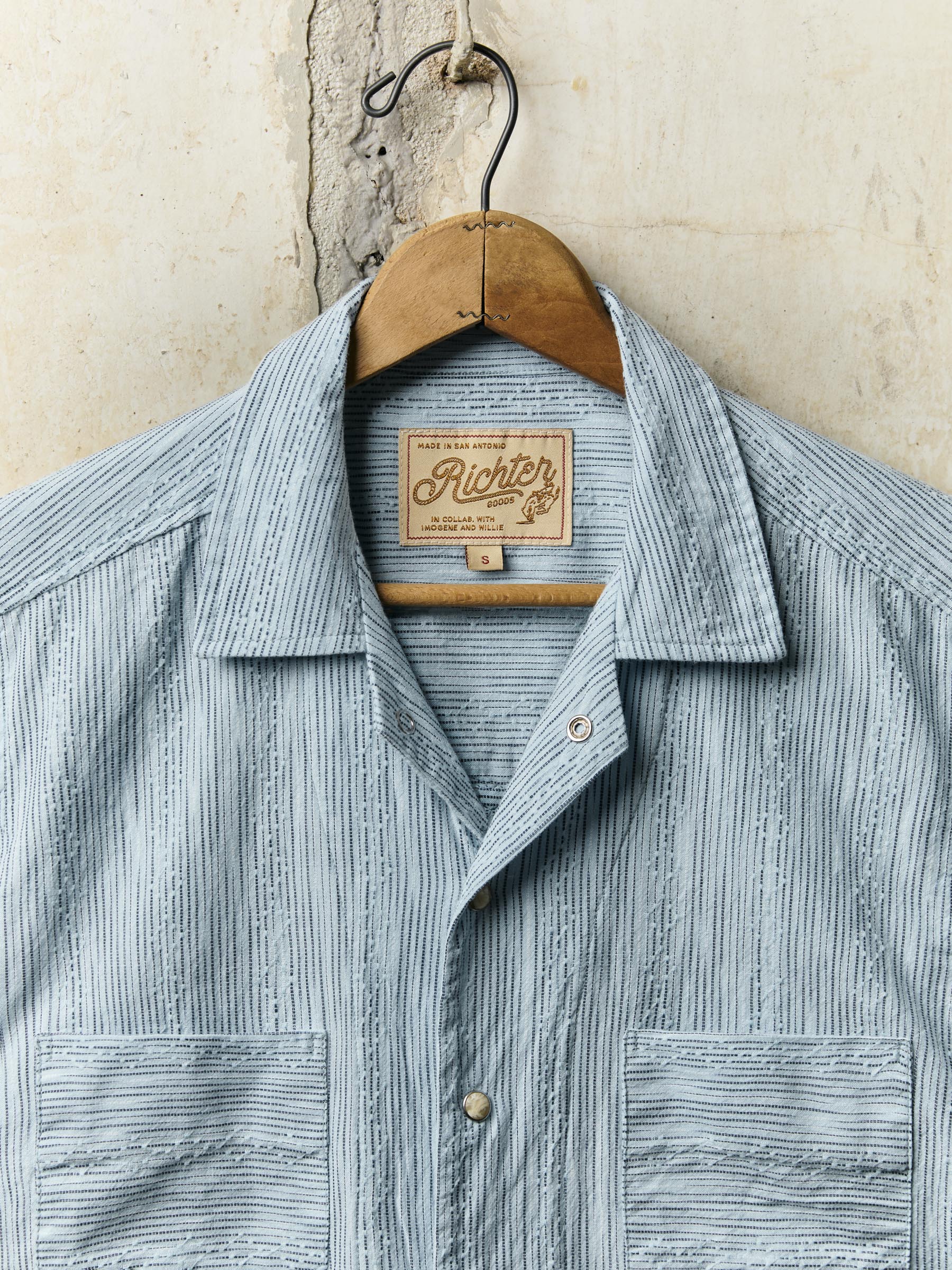 i+w x richter goods hanten weave pearl snap - Image 2