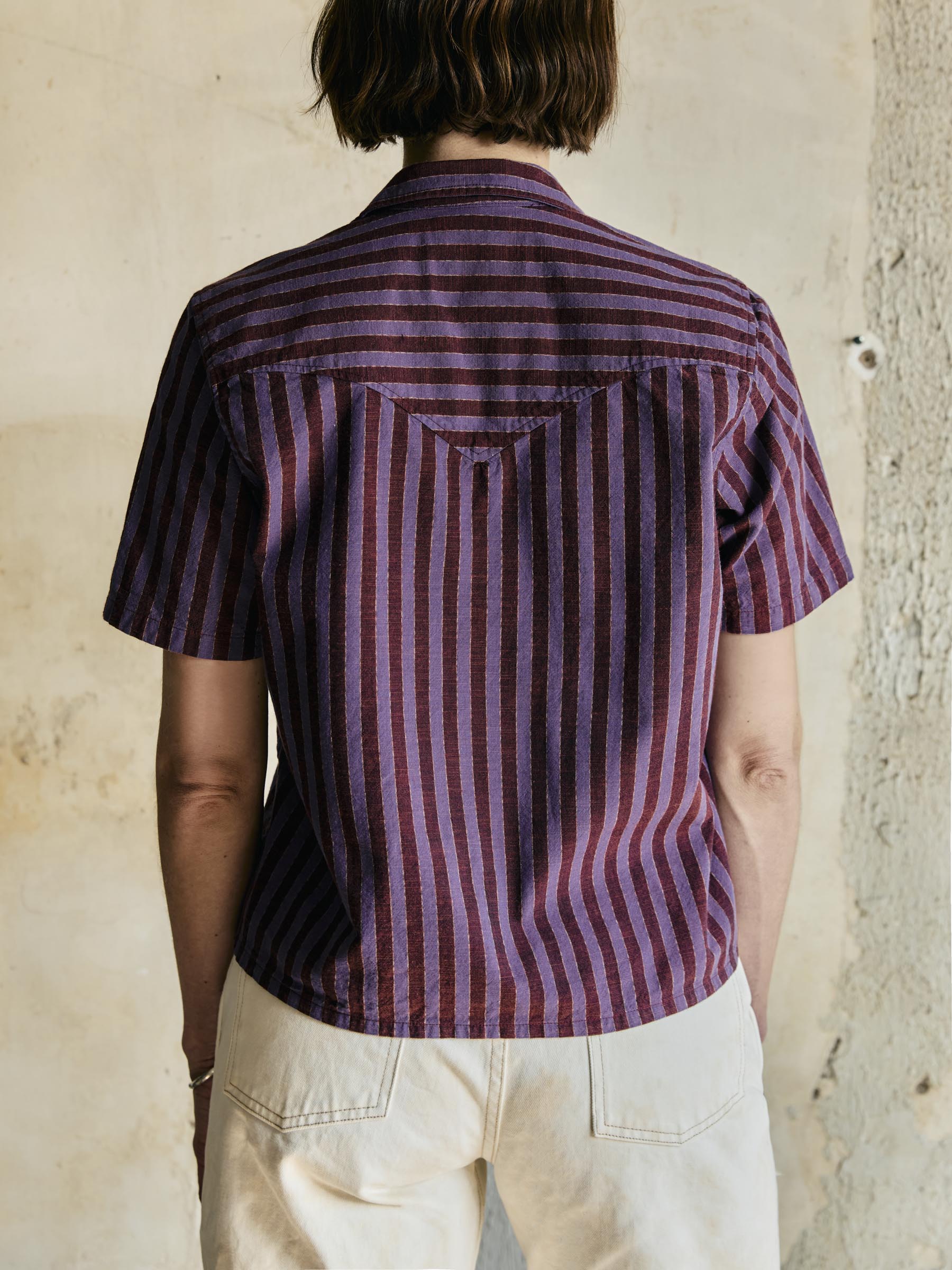 i+w x richter goods itajime stripe pearl snap - Image 7