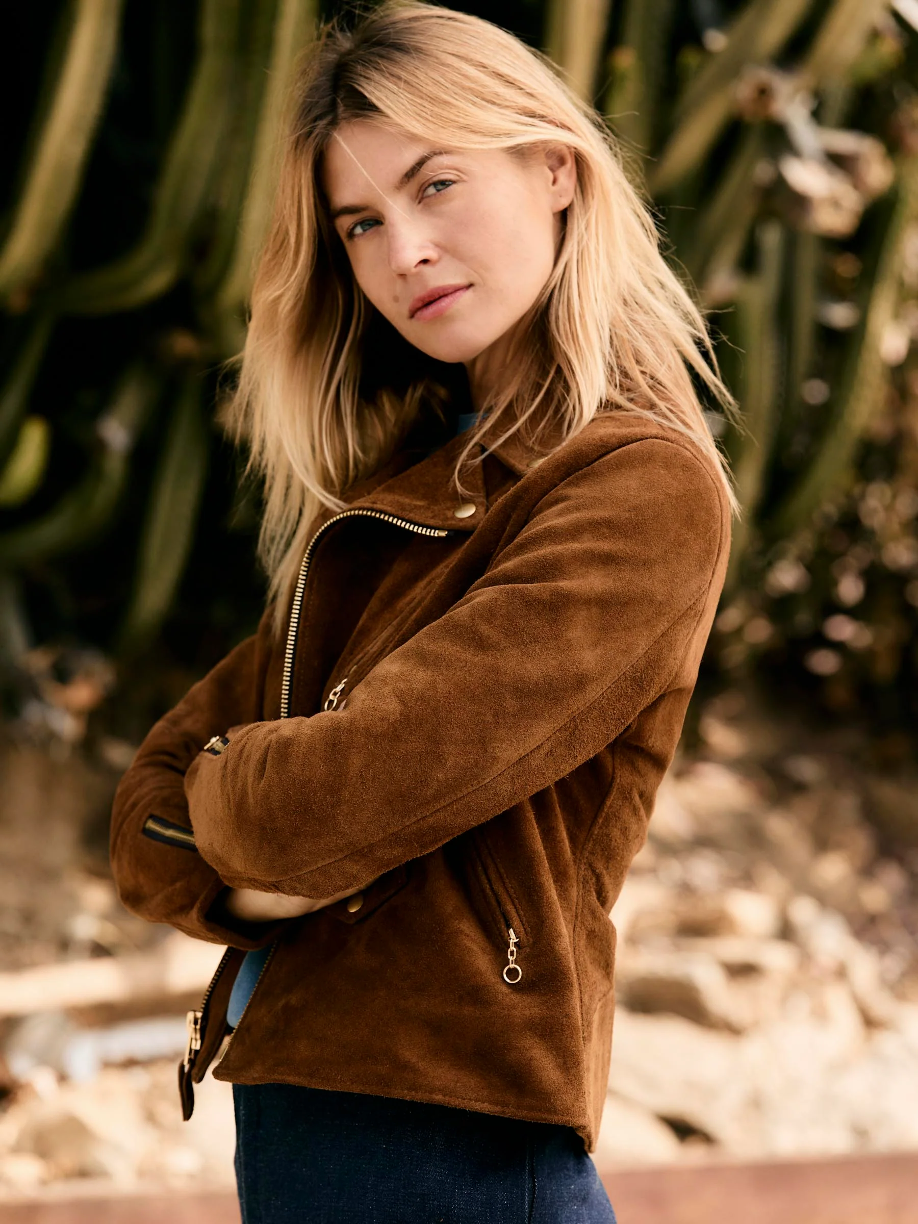 i+w x Schott NYC rough out perfecto jacket - Image 6