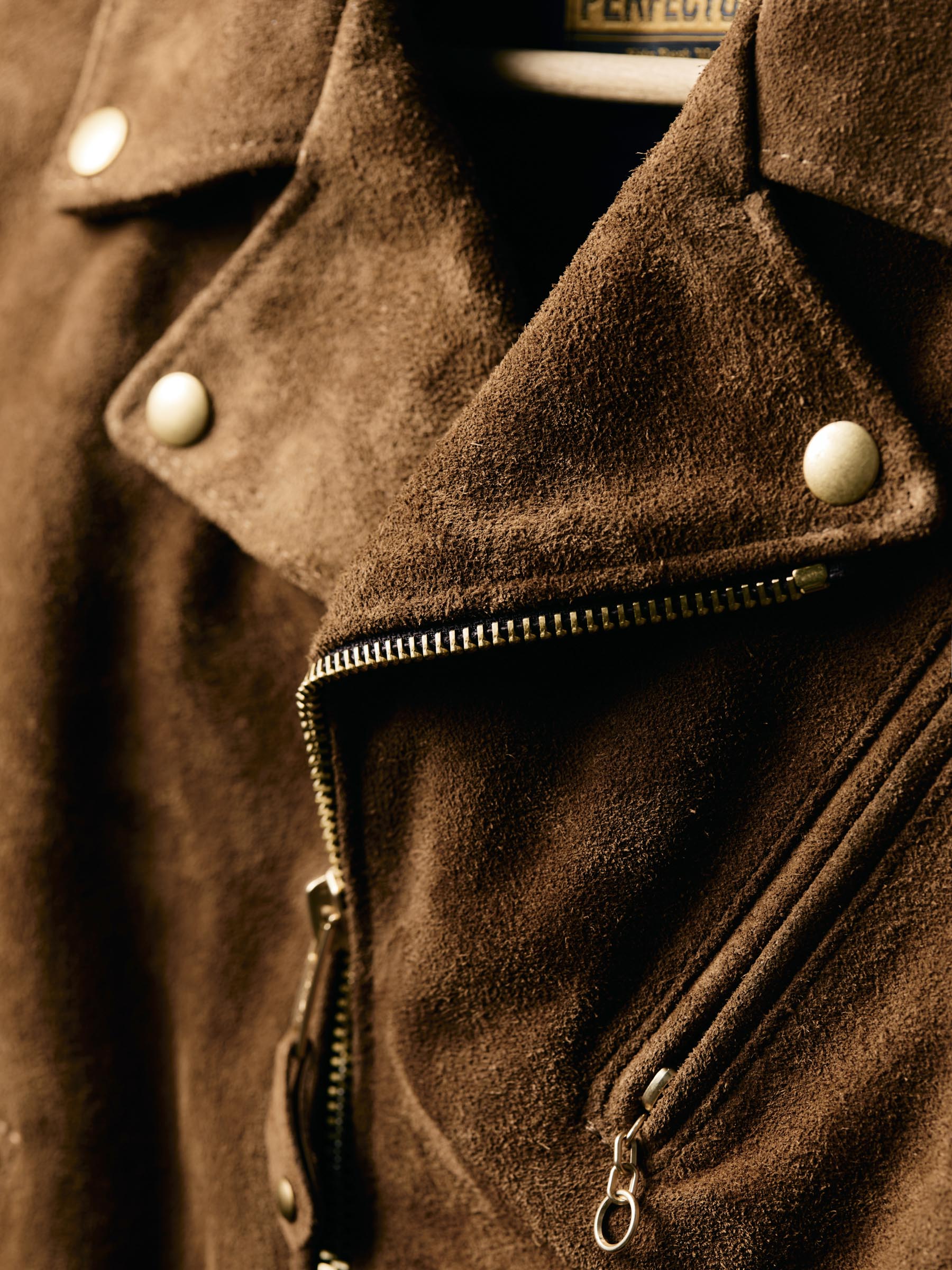i+w x Schott NYC rough out perfecto jacket - Image 8