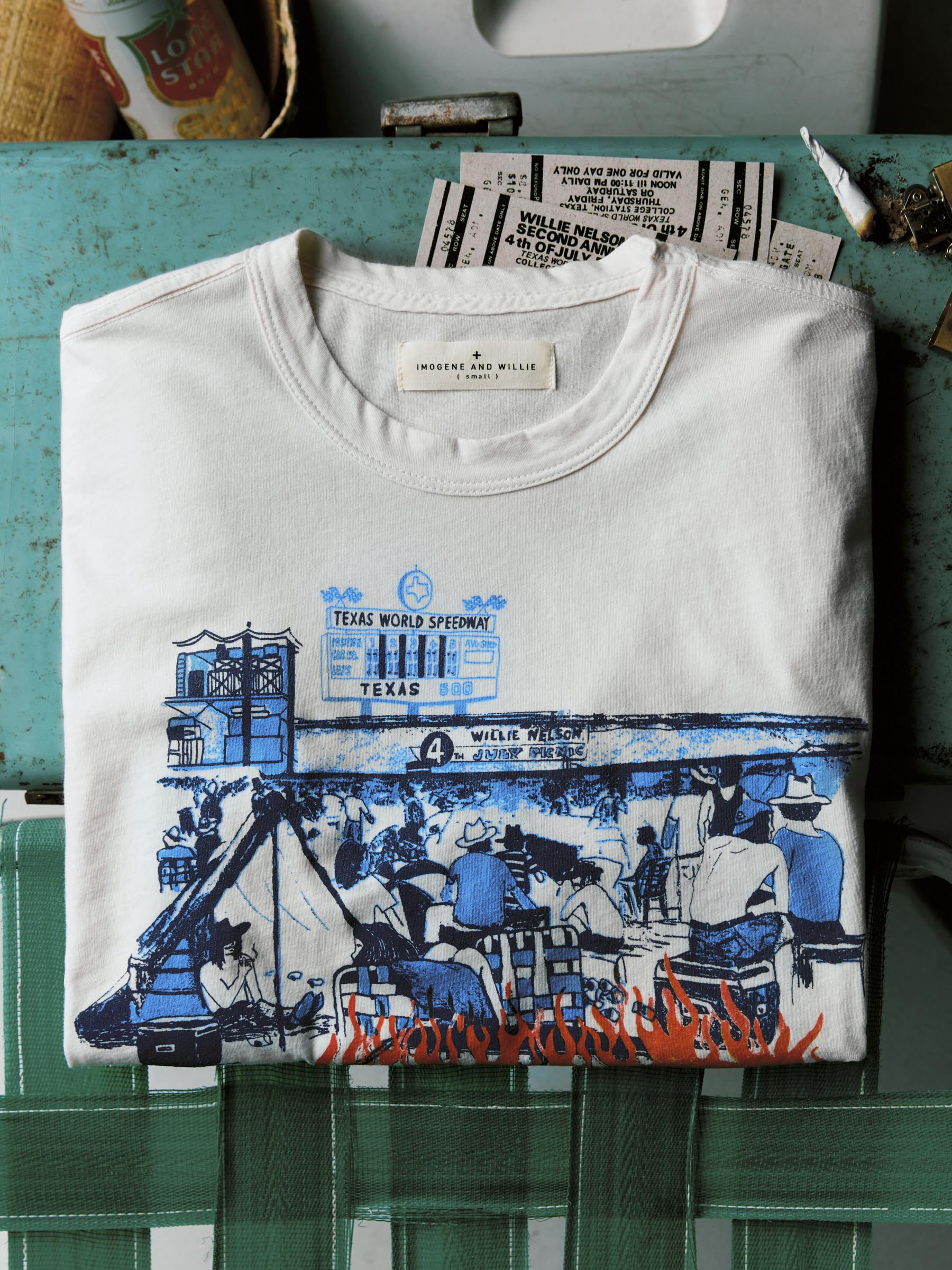 i+w x willie nelson "picnic" tee - Image 3