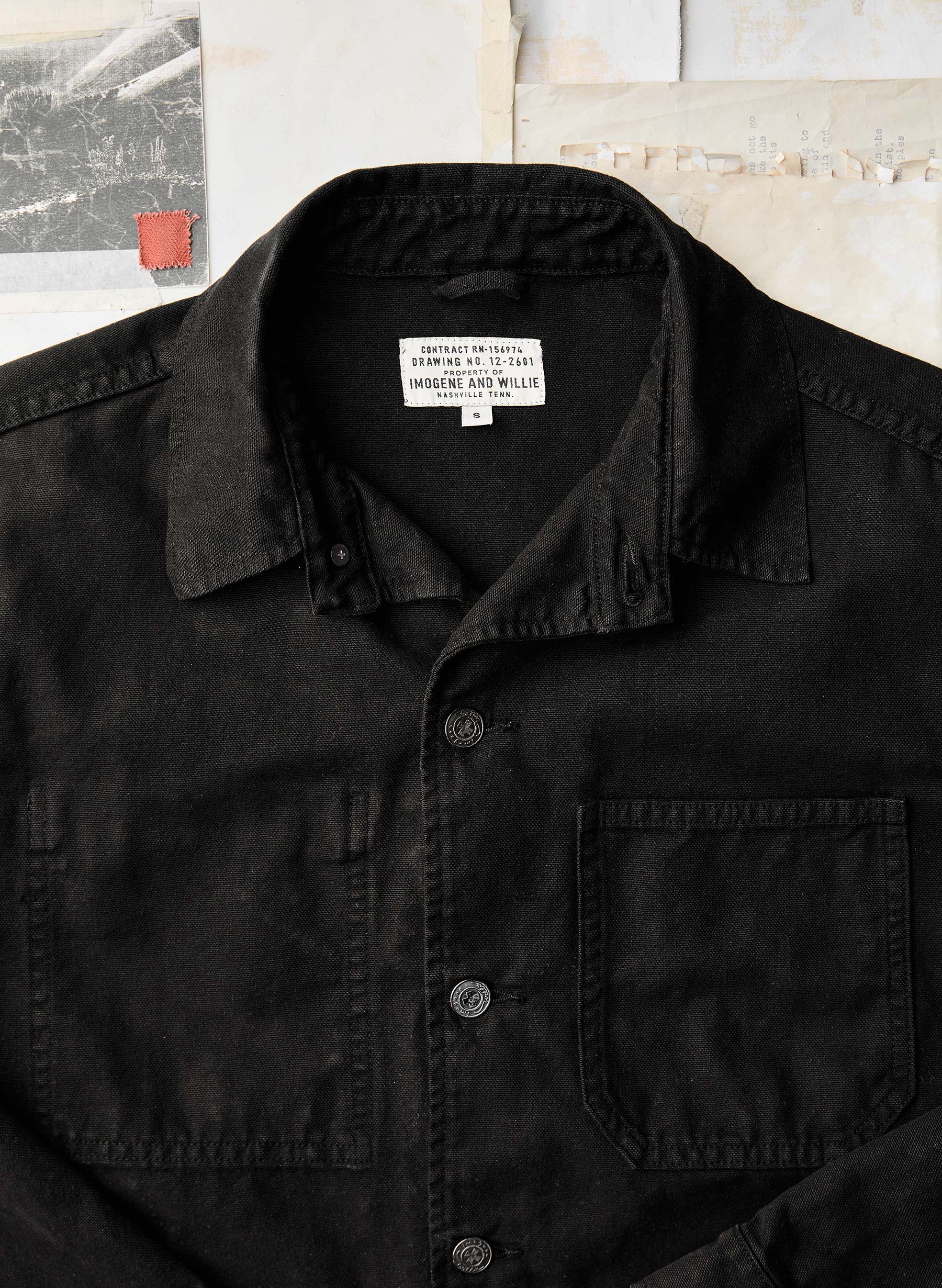 jack jacket in overdyed slate - Image 6