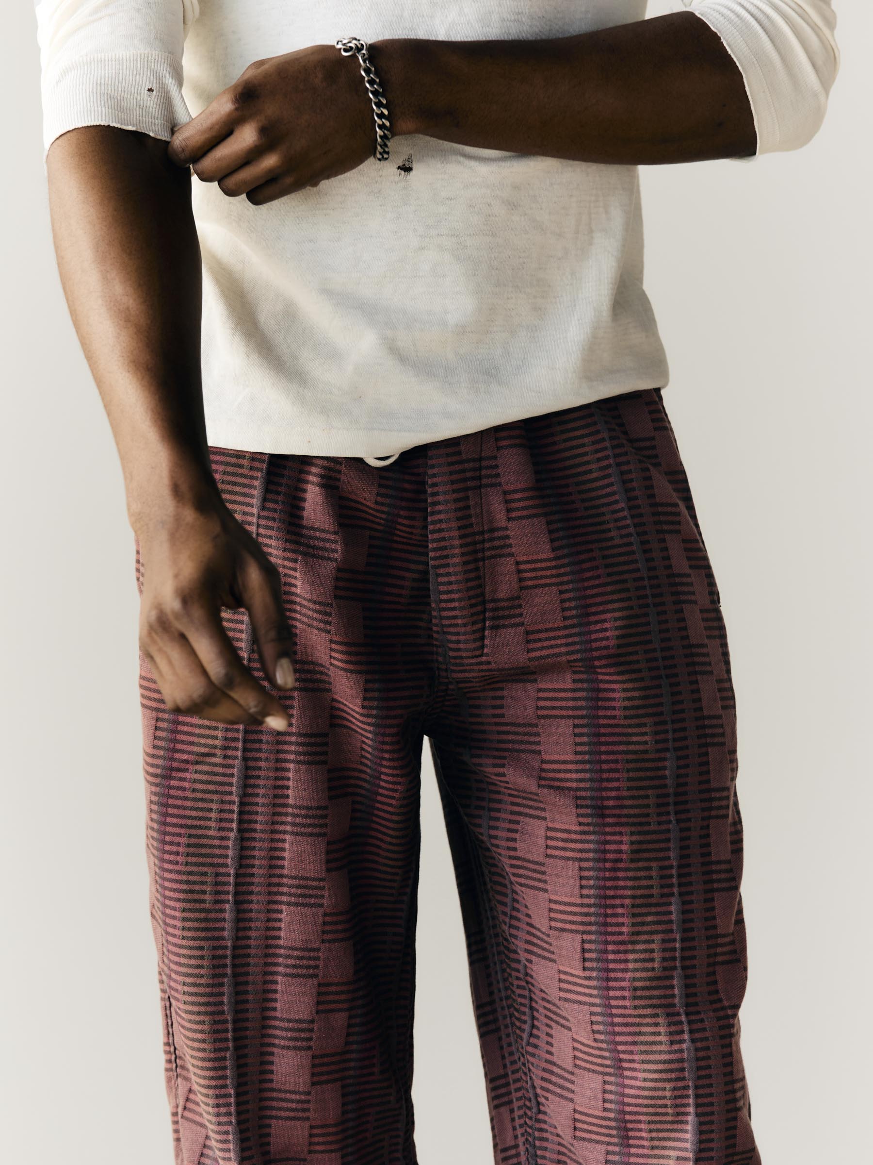 lounge pant in mojave jacquard - Image 4