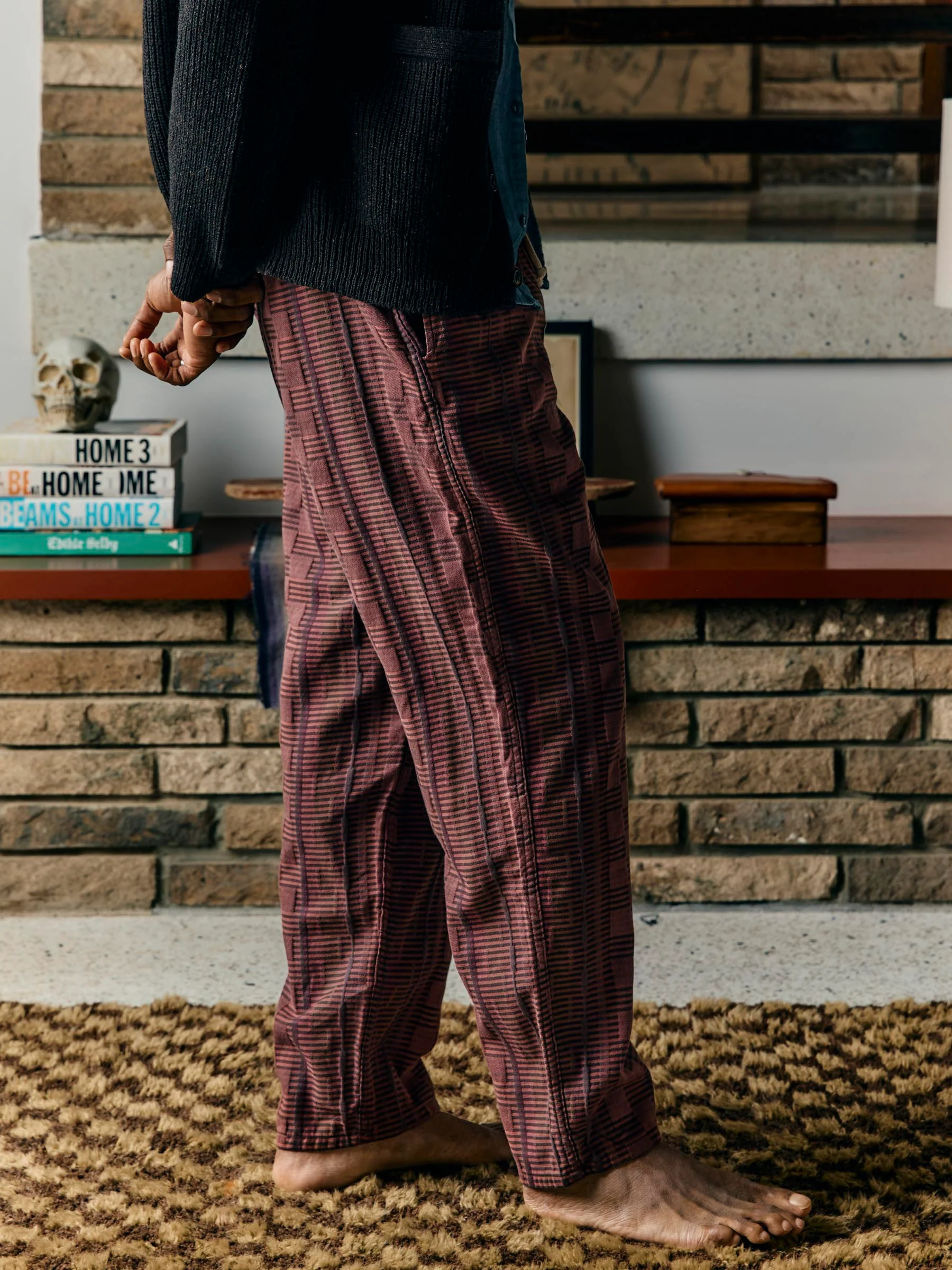 lounge pant in mojave jacquard - Image 5