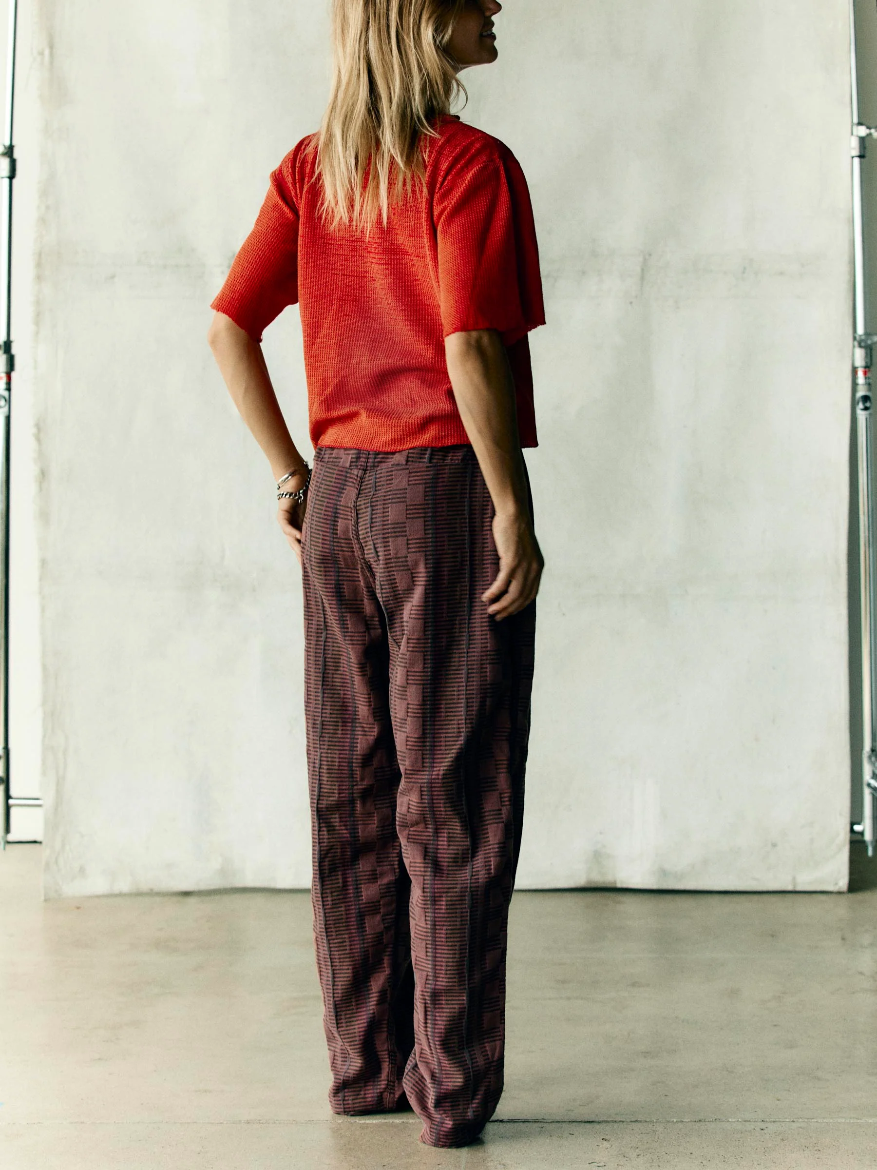 lounge pant in mojave jacquard - Image 5