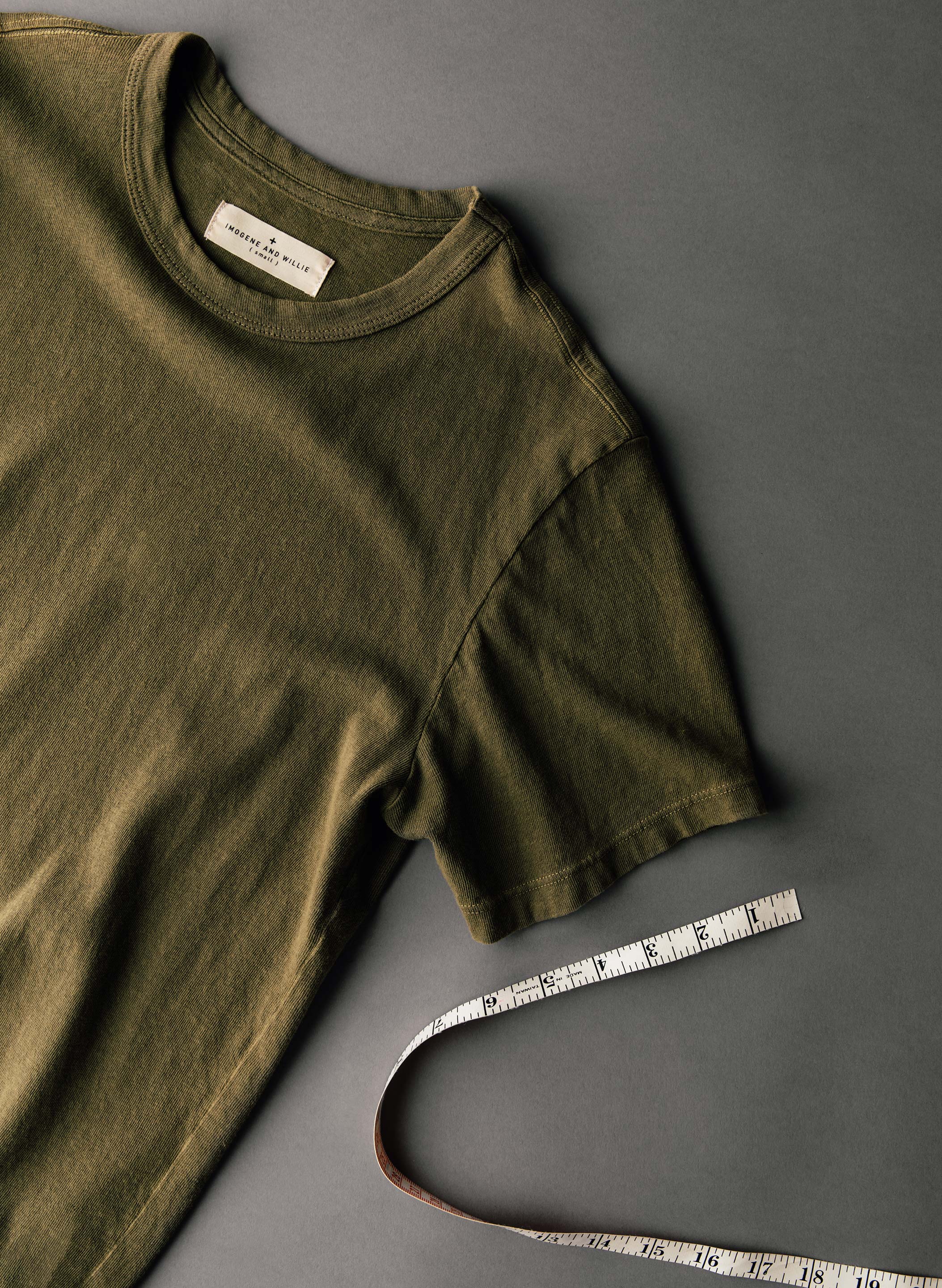 olive knit midweight crew - Image 4