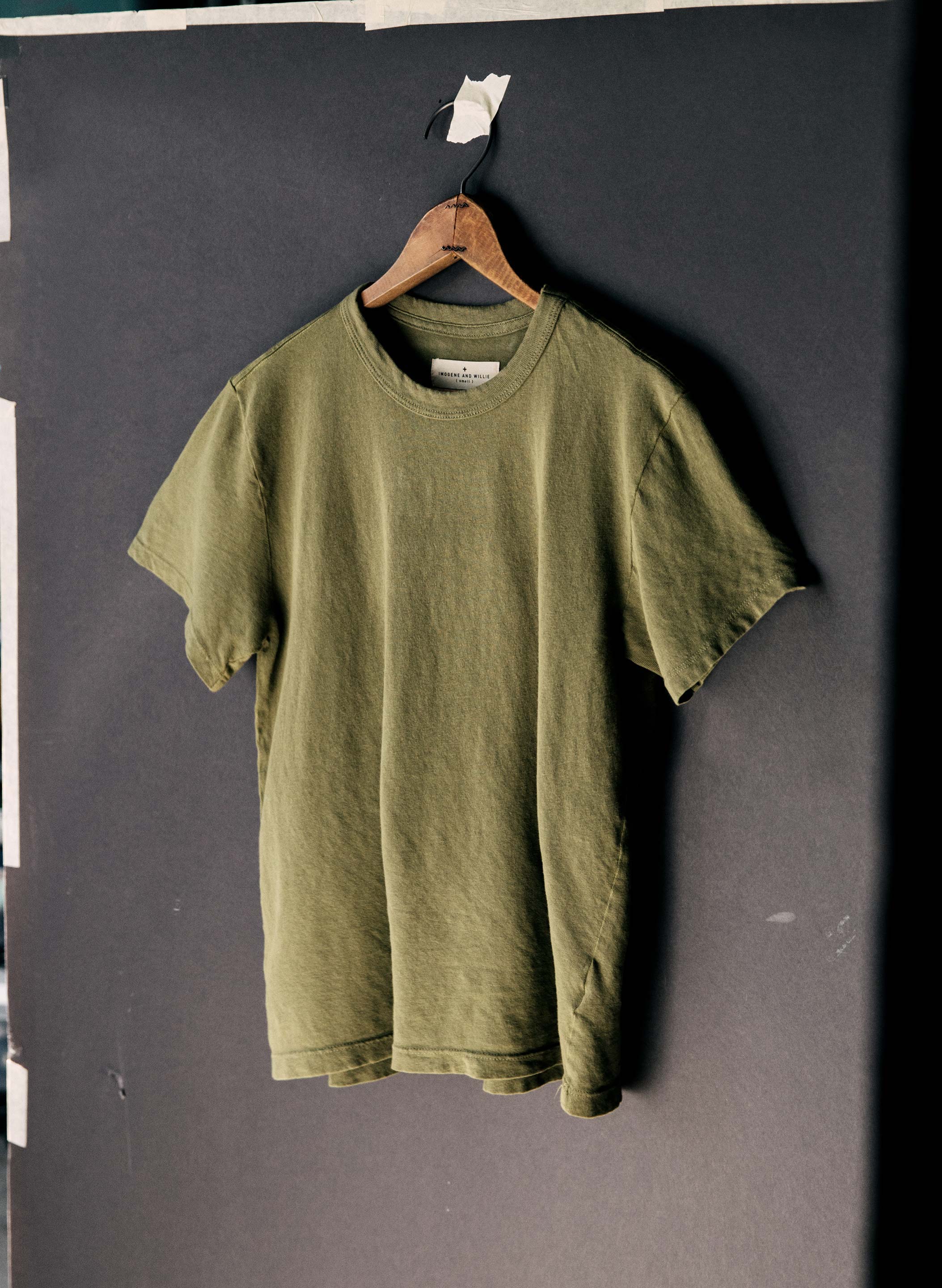 olive knit midweight crew - Image 5