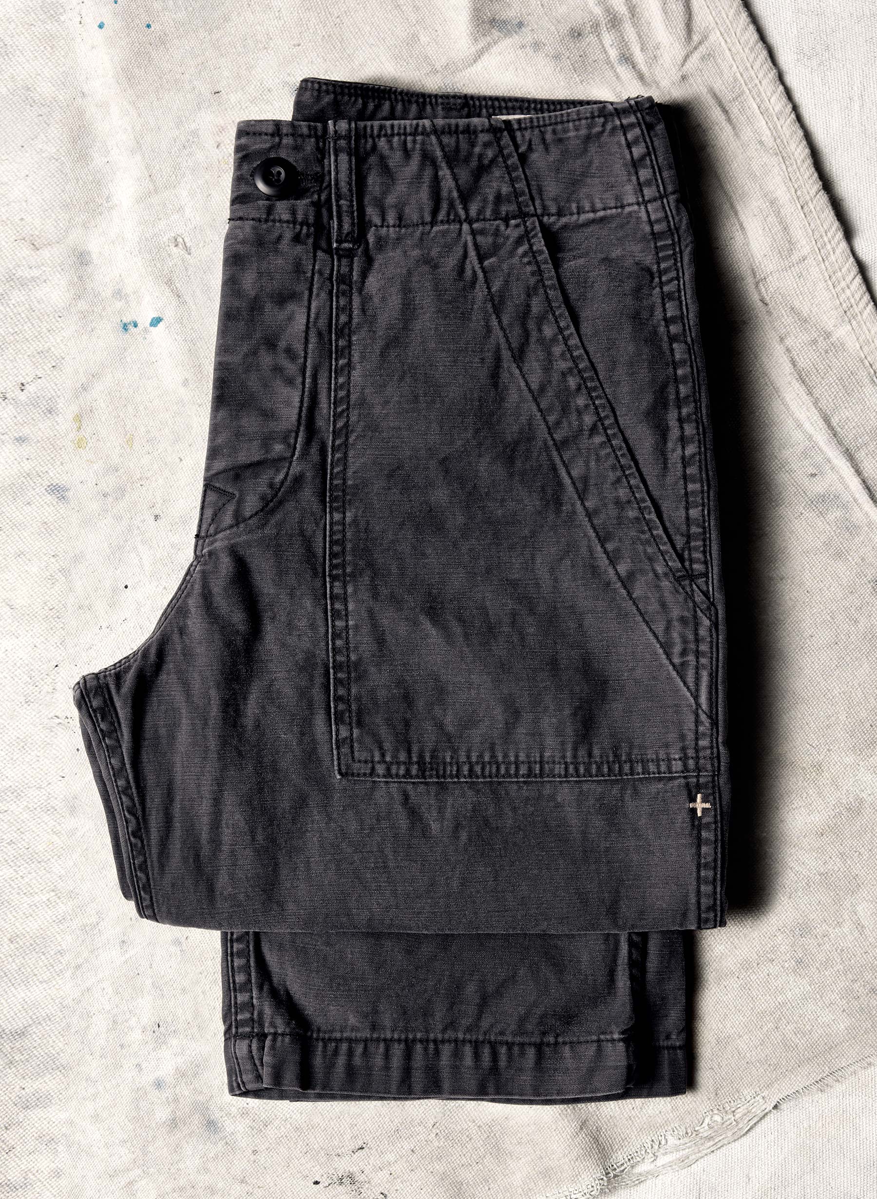 oliver military trouser in black - Image 3