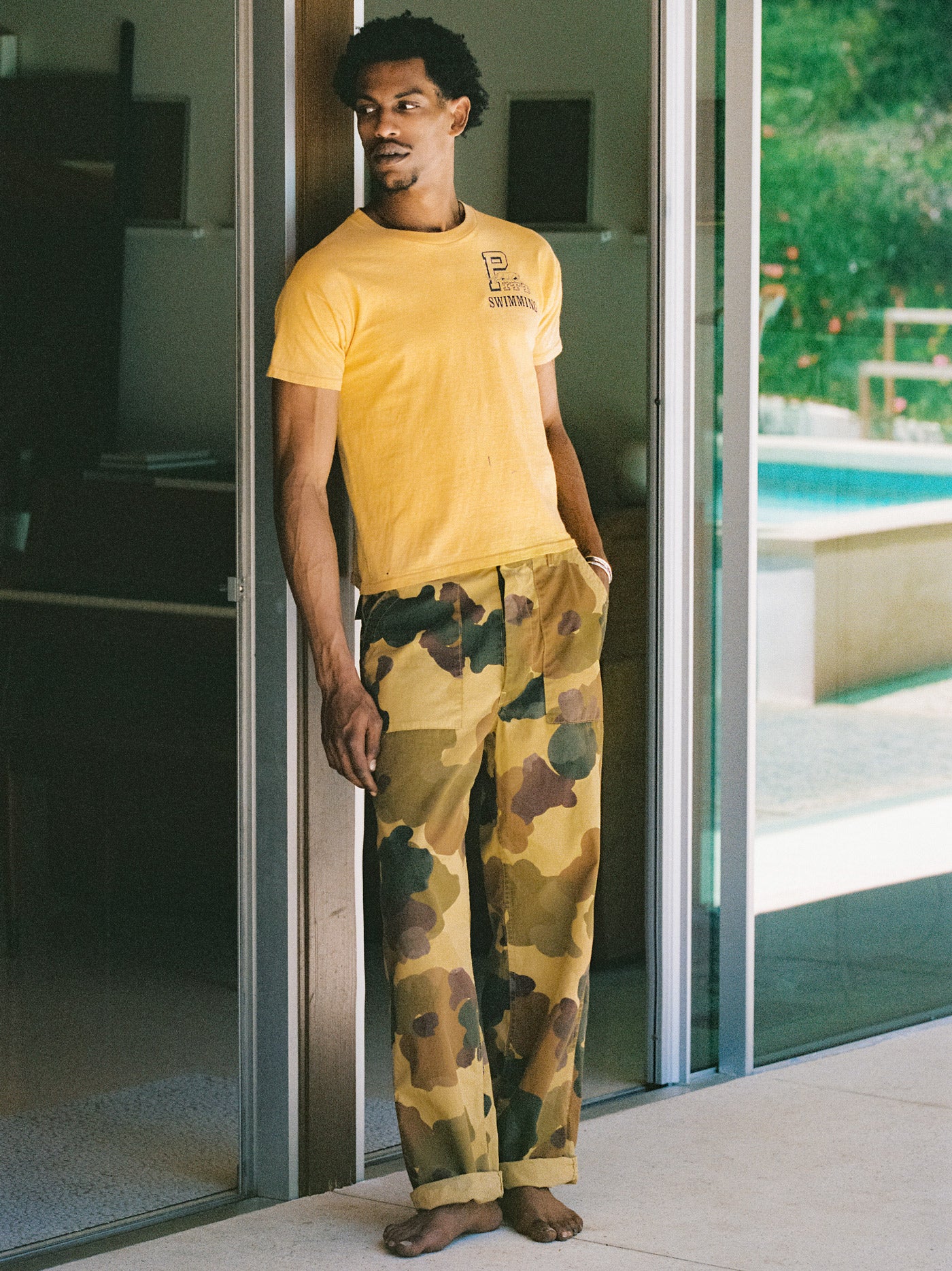 oliver military trouser in painted camo - Image 5