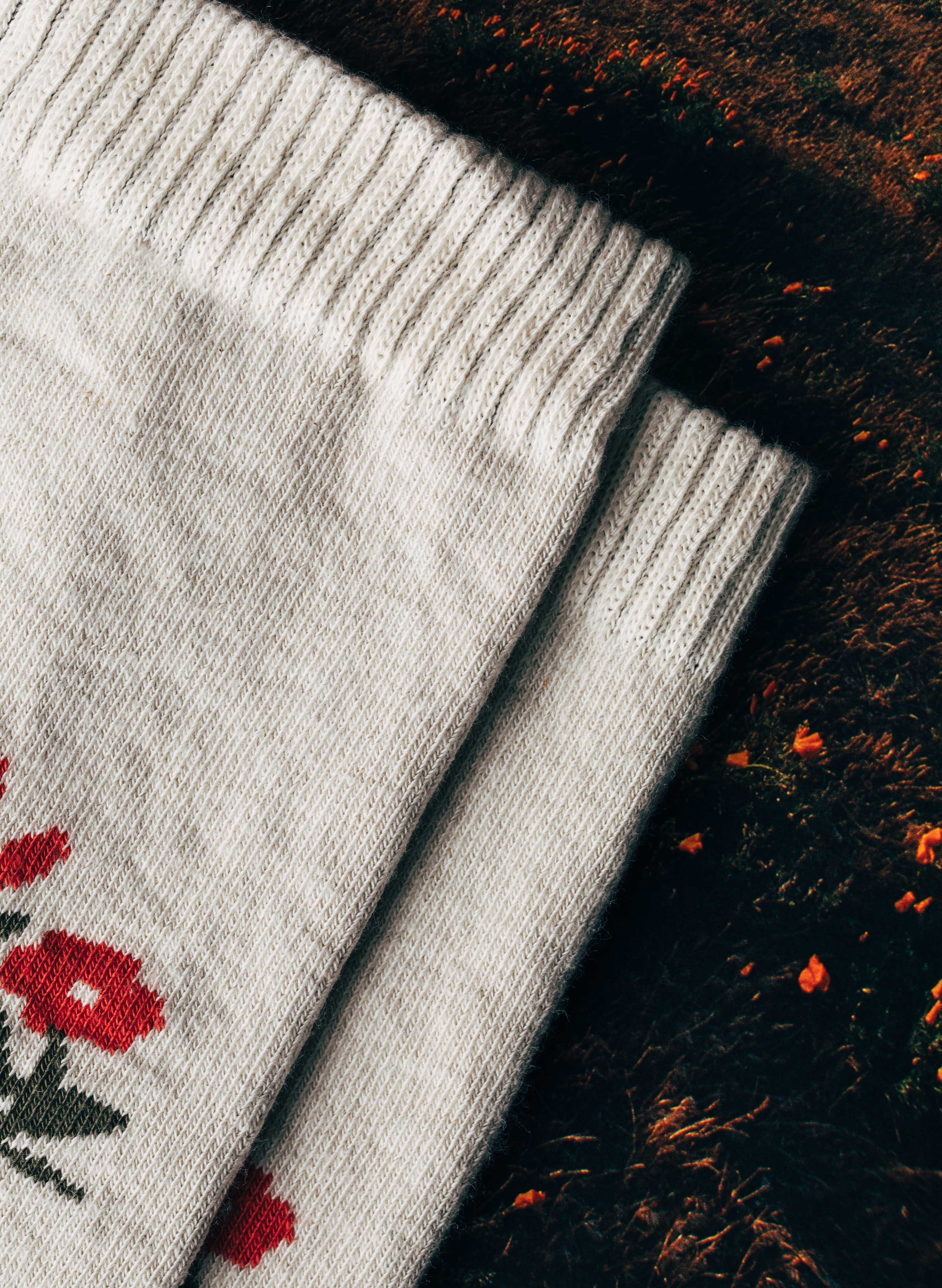 rosebud sock in natural - Image 3