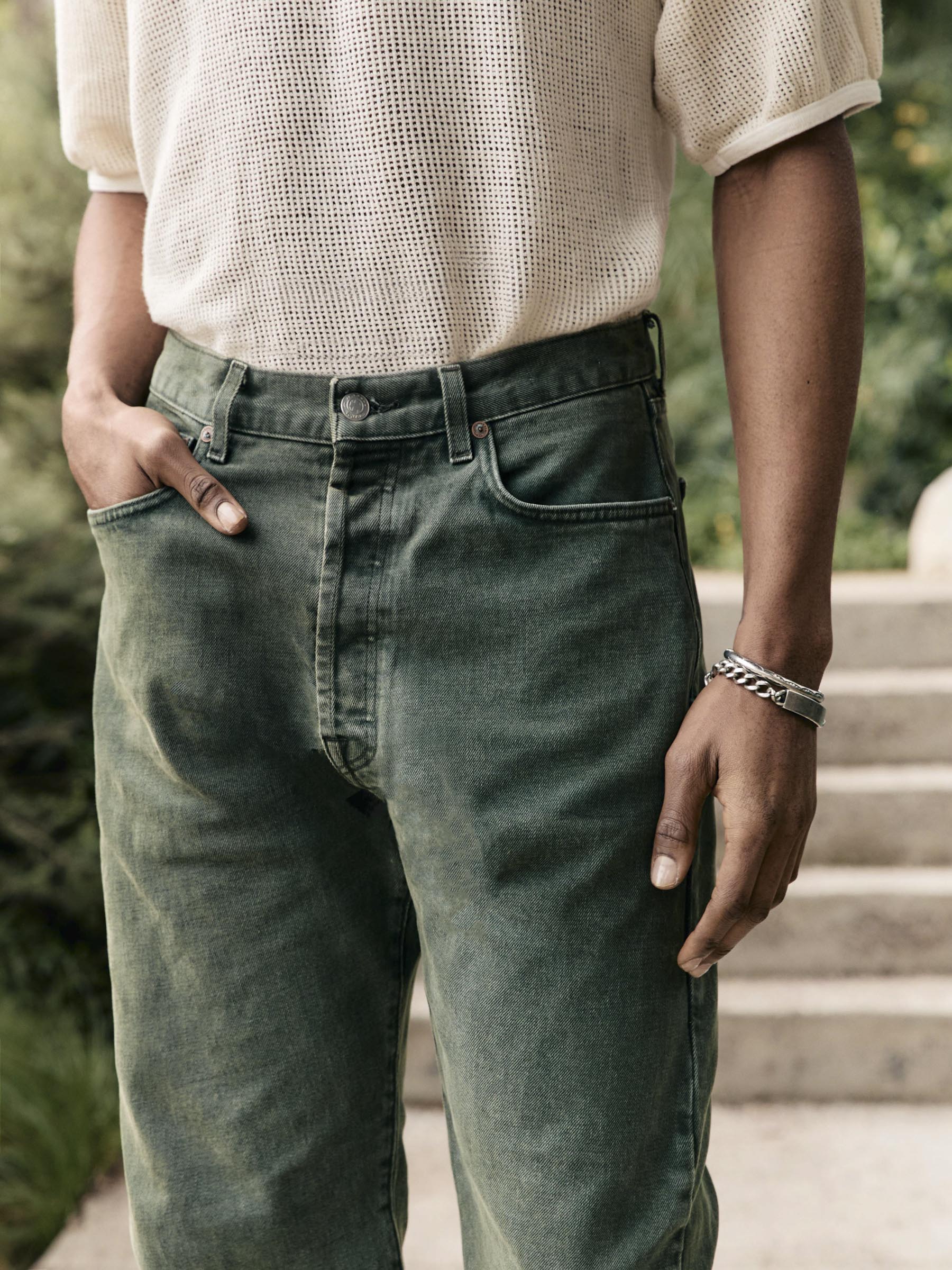 russell washed spruce selvage - Image 3